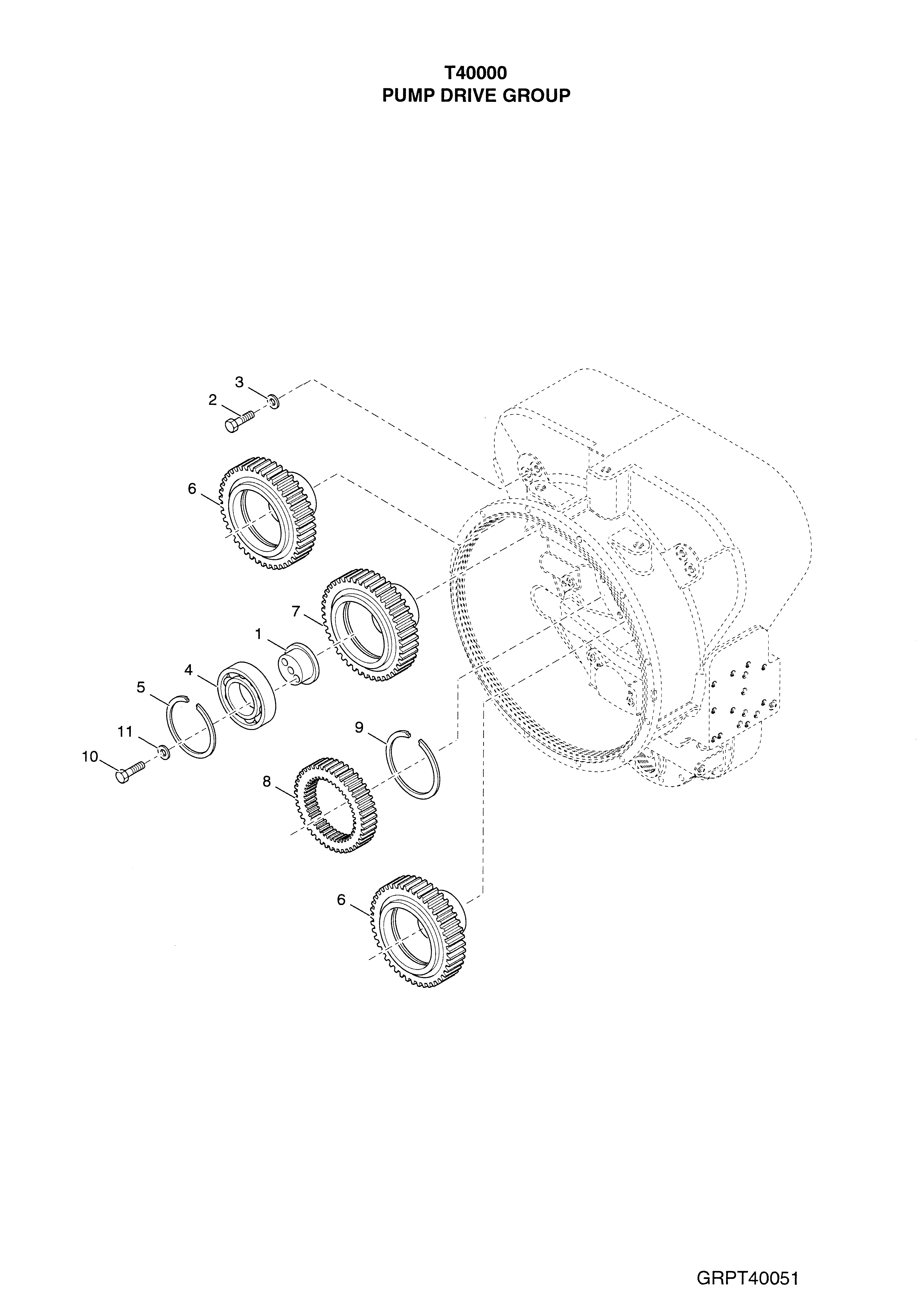 drawing for BROOKVILLE MINING 15-11049 - BEARING (figure 5)