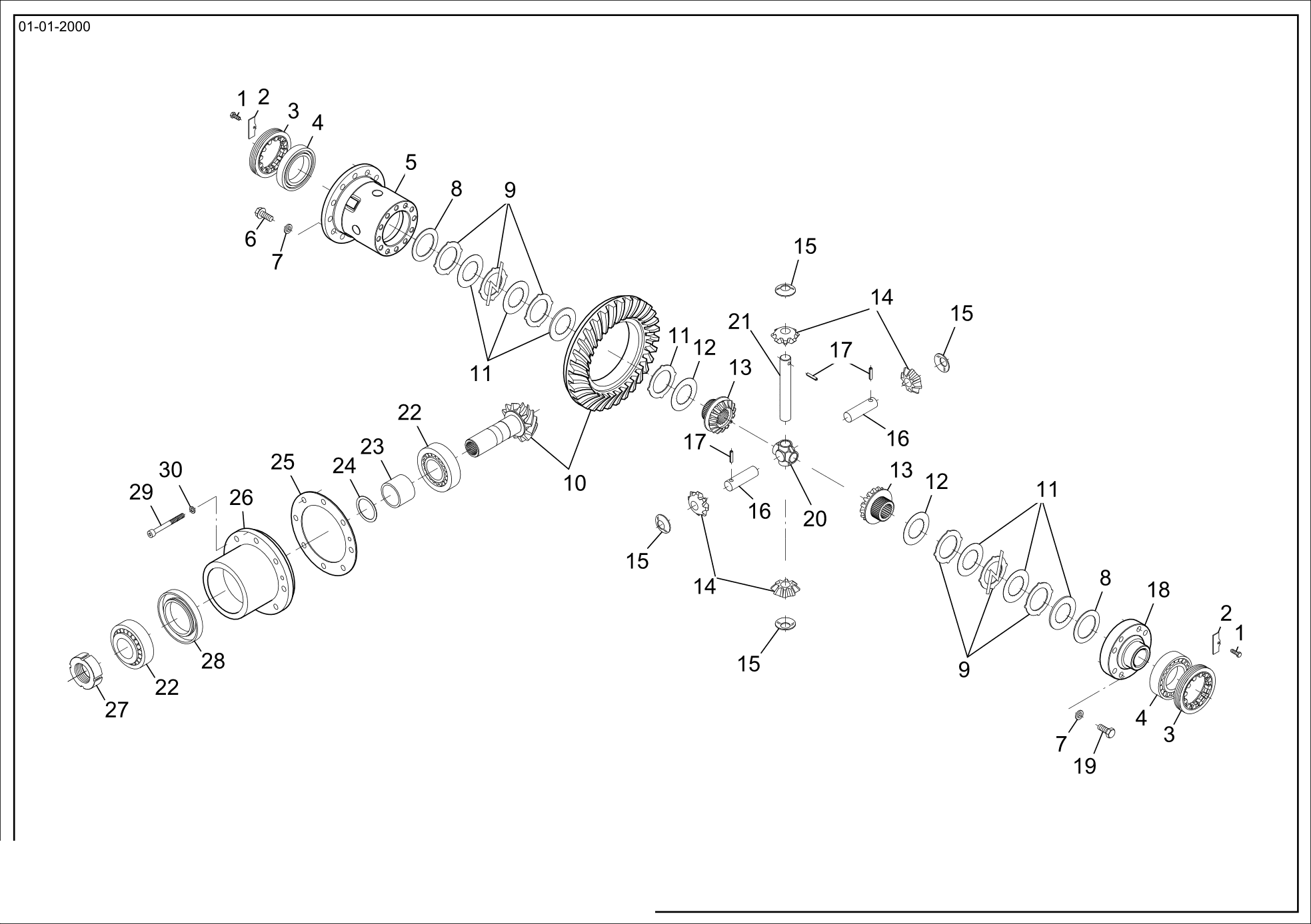 drawing for CORTECO 12011021B - SEAL - ROTARY SHAFT (figure 3)