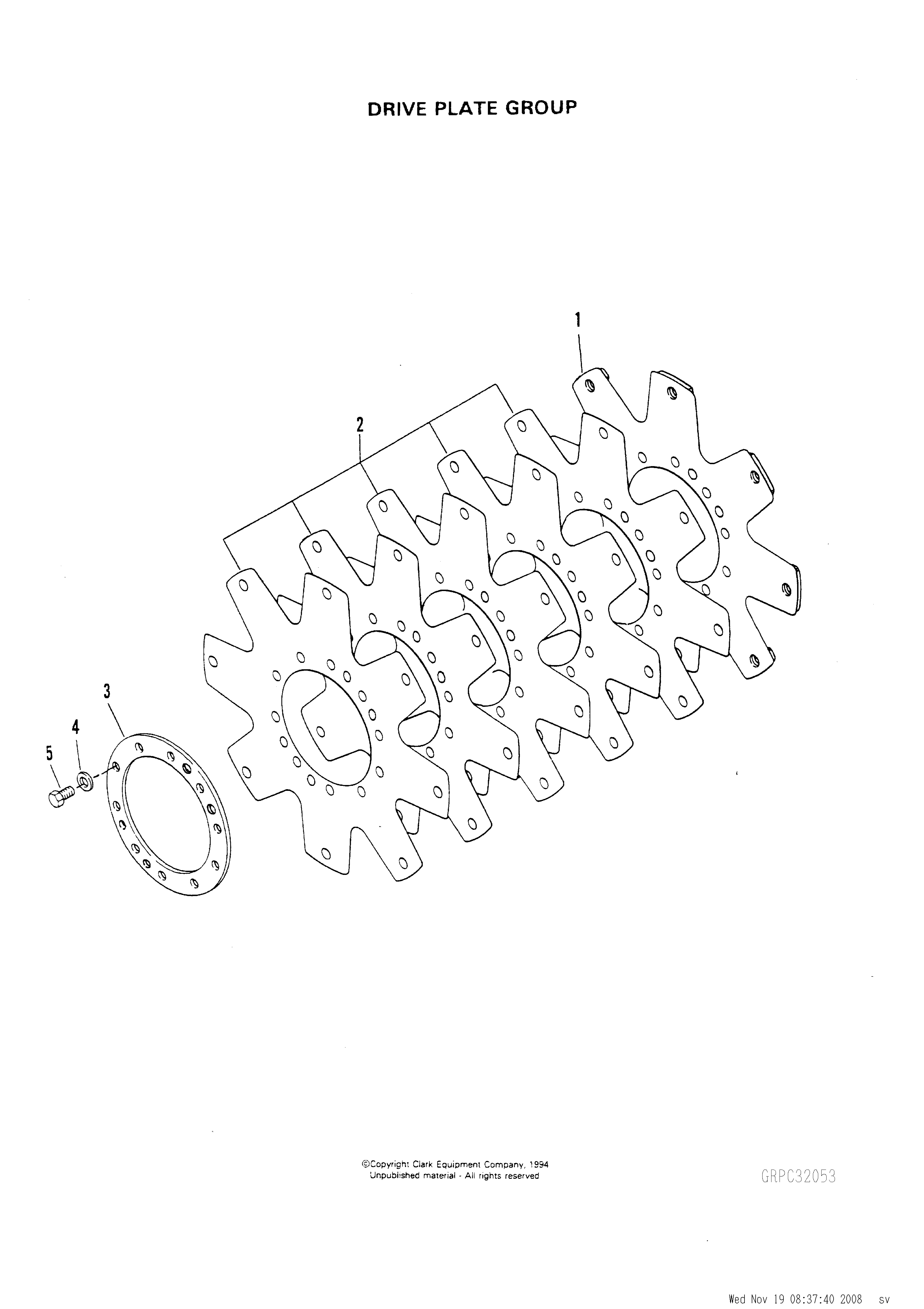 drawing for NACCO GROUP 0330552 - WASHER (figure 4)