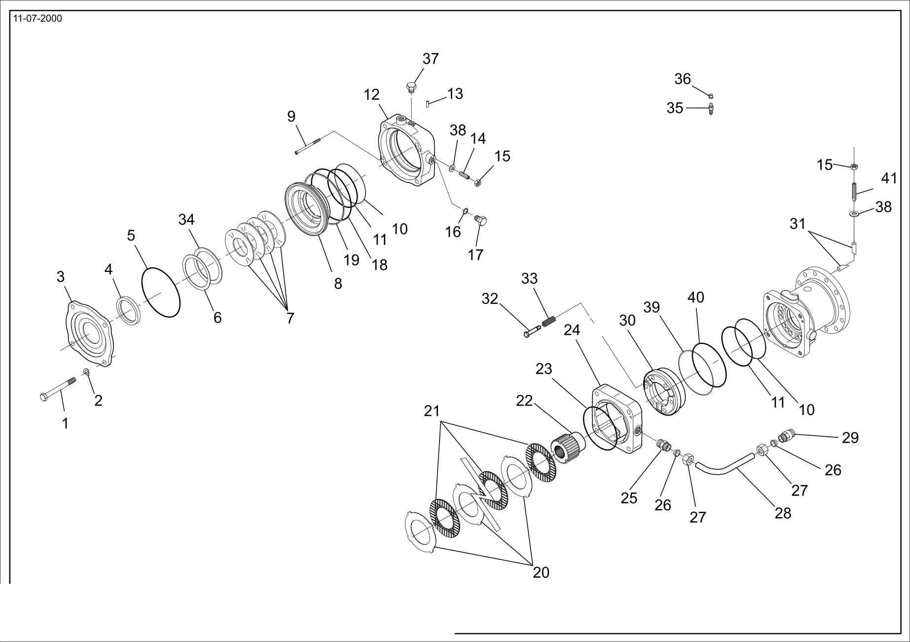 drawing for CNH NEW HOLLAND 71482544 - ADAPTOR (figure 3)