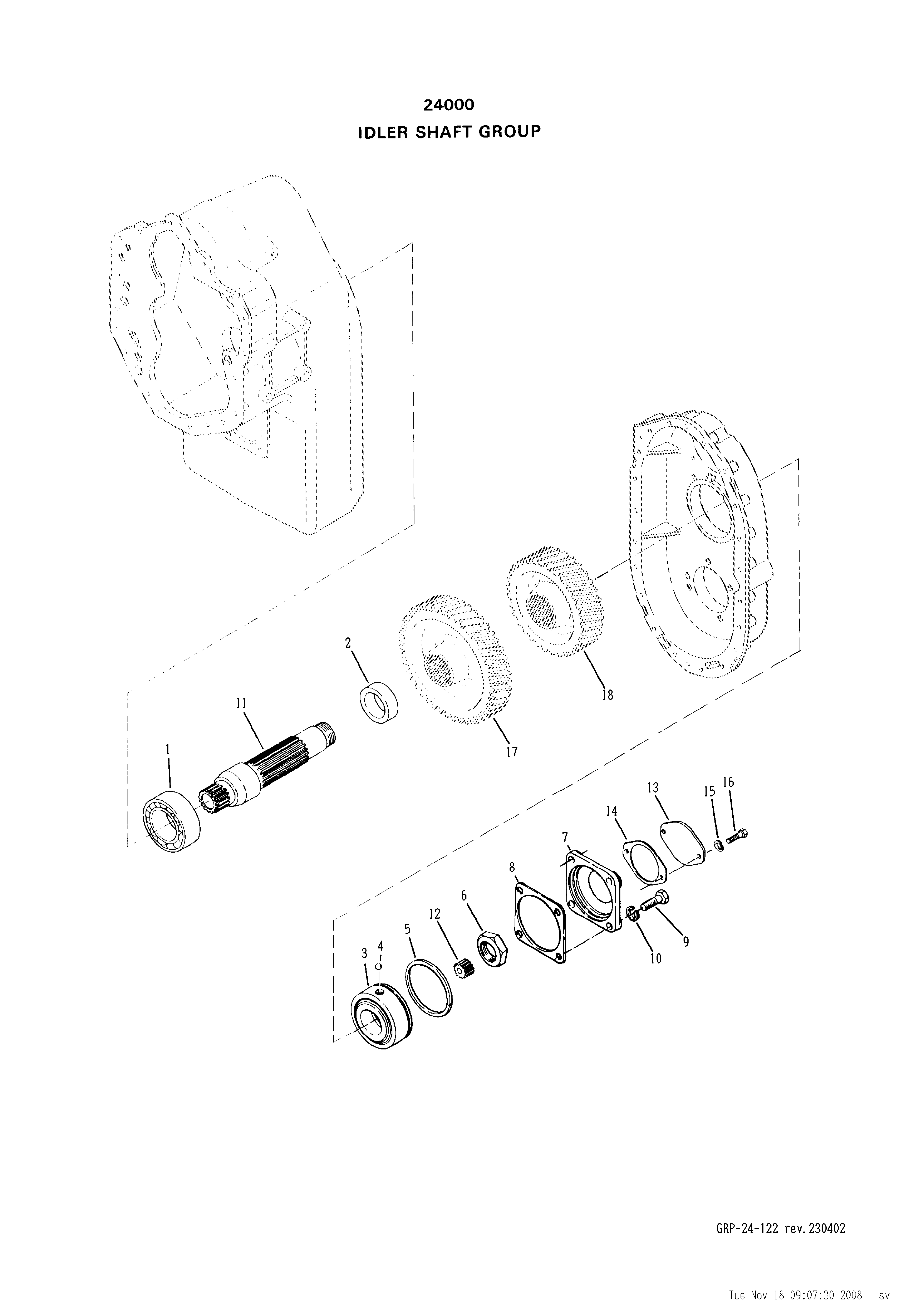 drawing for CNH NEW HOLLAND N8145 - GEAR (figure 3)