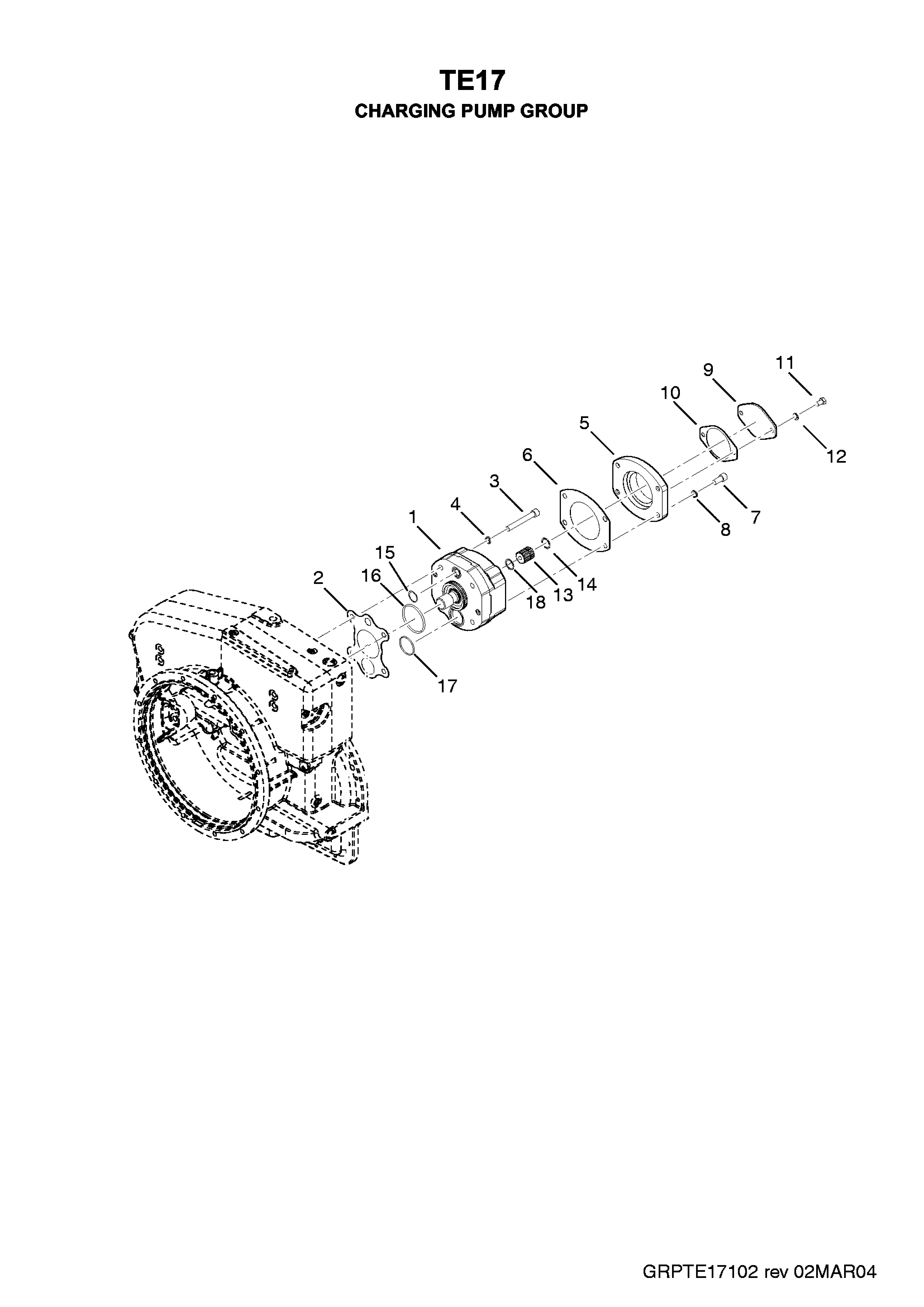 drawing for TAYLOR MACHINE WORKS 4522229 - CHARGING PUMP (figure 2)