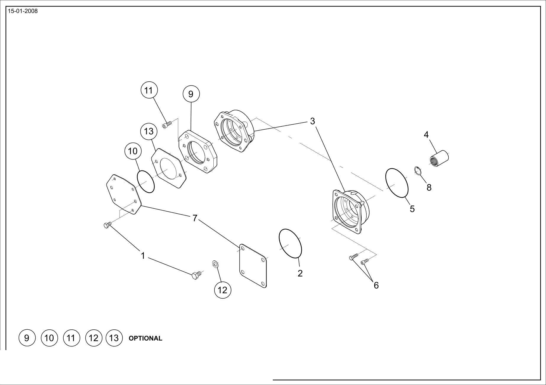 drawing for BOMAG 05011743 - BUSSOLA (figure 3)