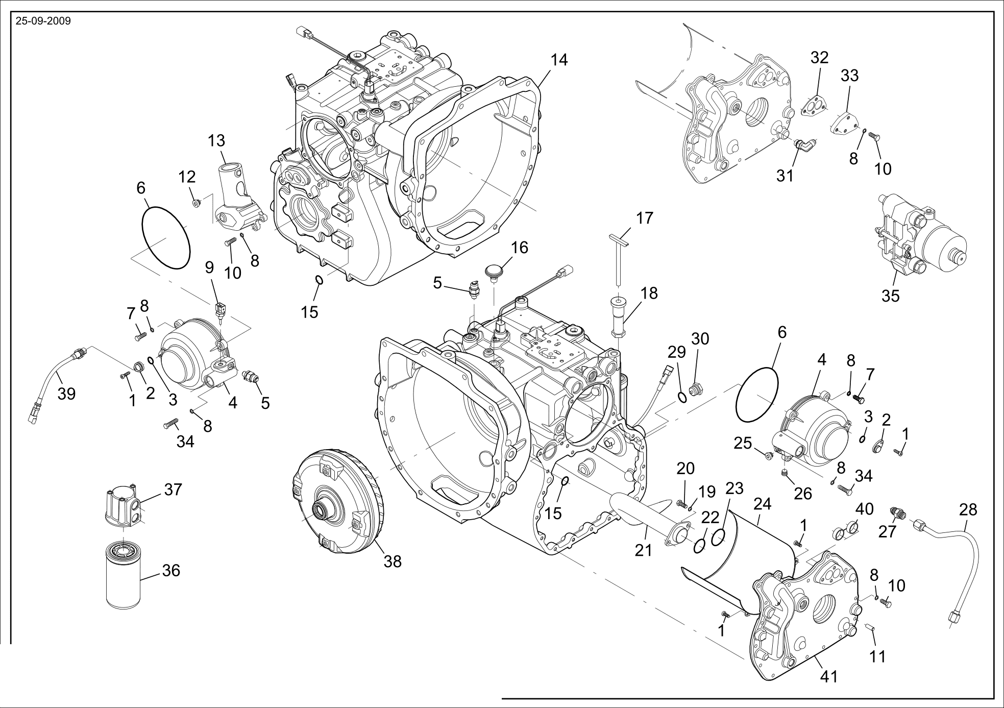 Technical drawing of CNH NEW HOLLAND 87691759 FITTING with dimensions and layout (figure 4)