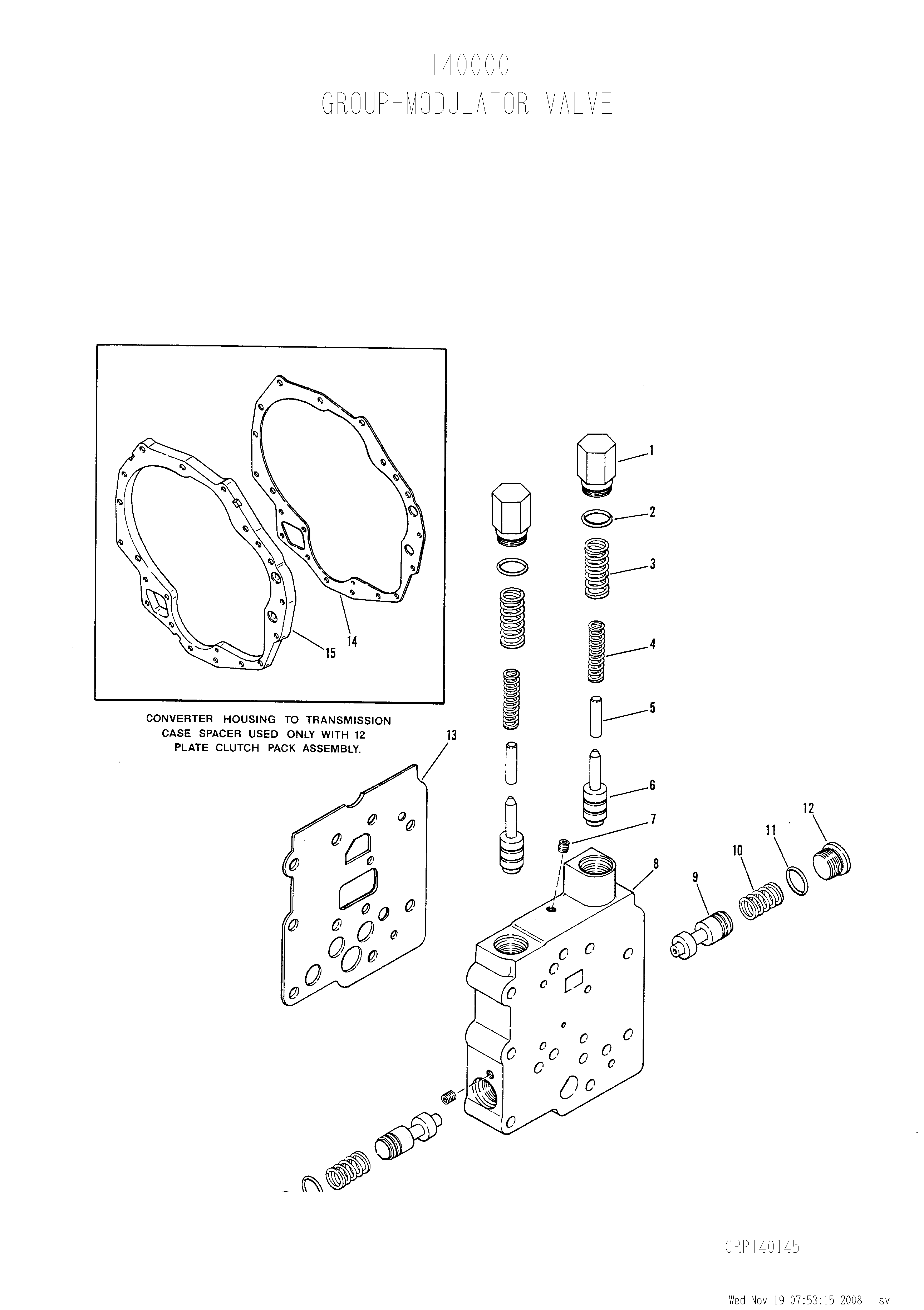 drawing for CNH NEW HOLLAND 75285028 - SPRING (figure 2)