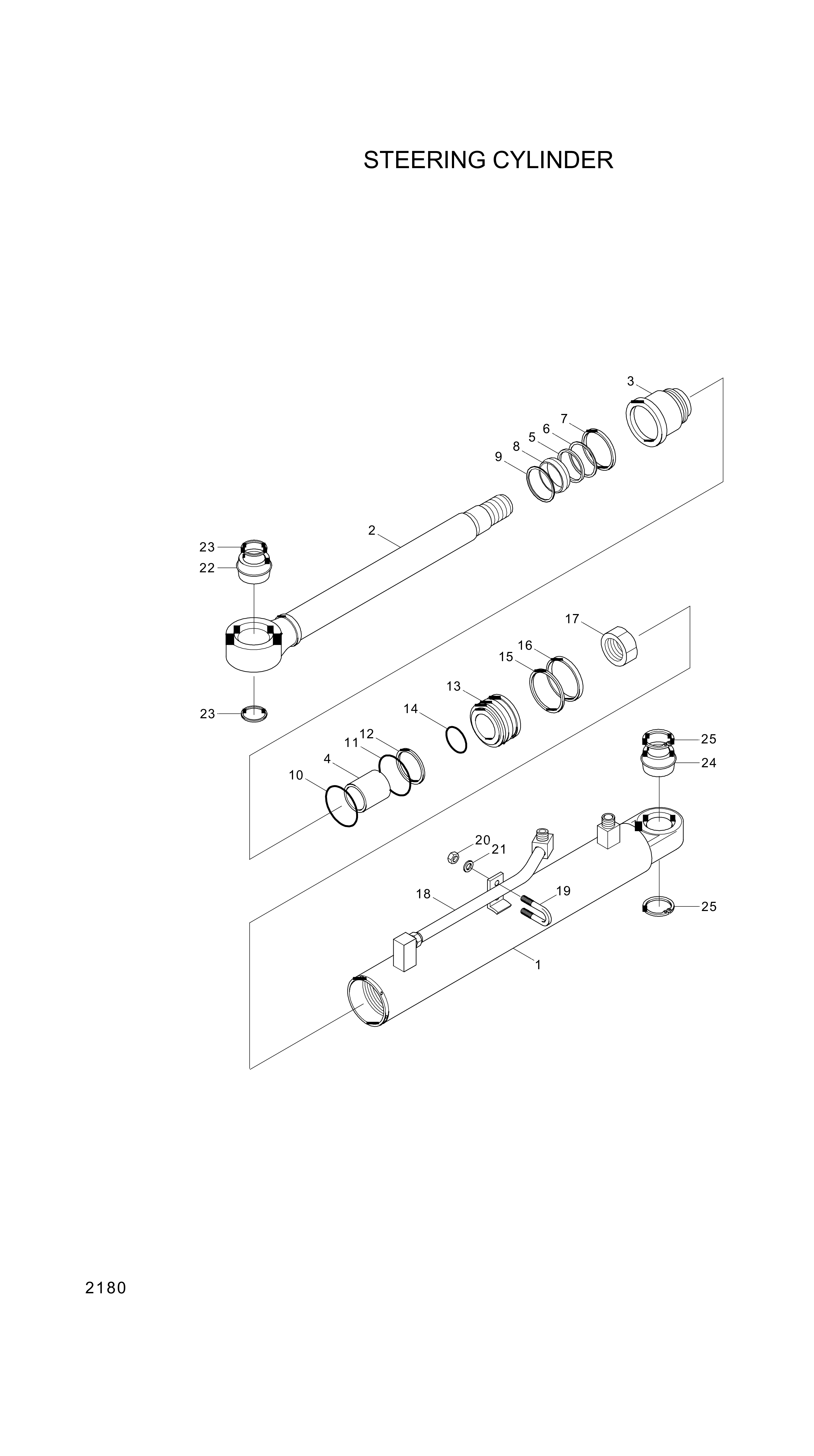 drawing for Hyundai Construction Equipment 31Y2-06760 - Tube Assy-Lh (figure 1)