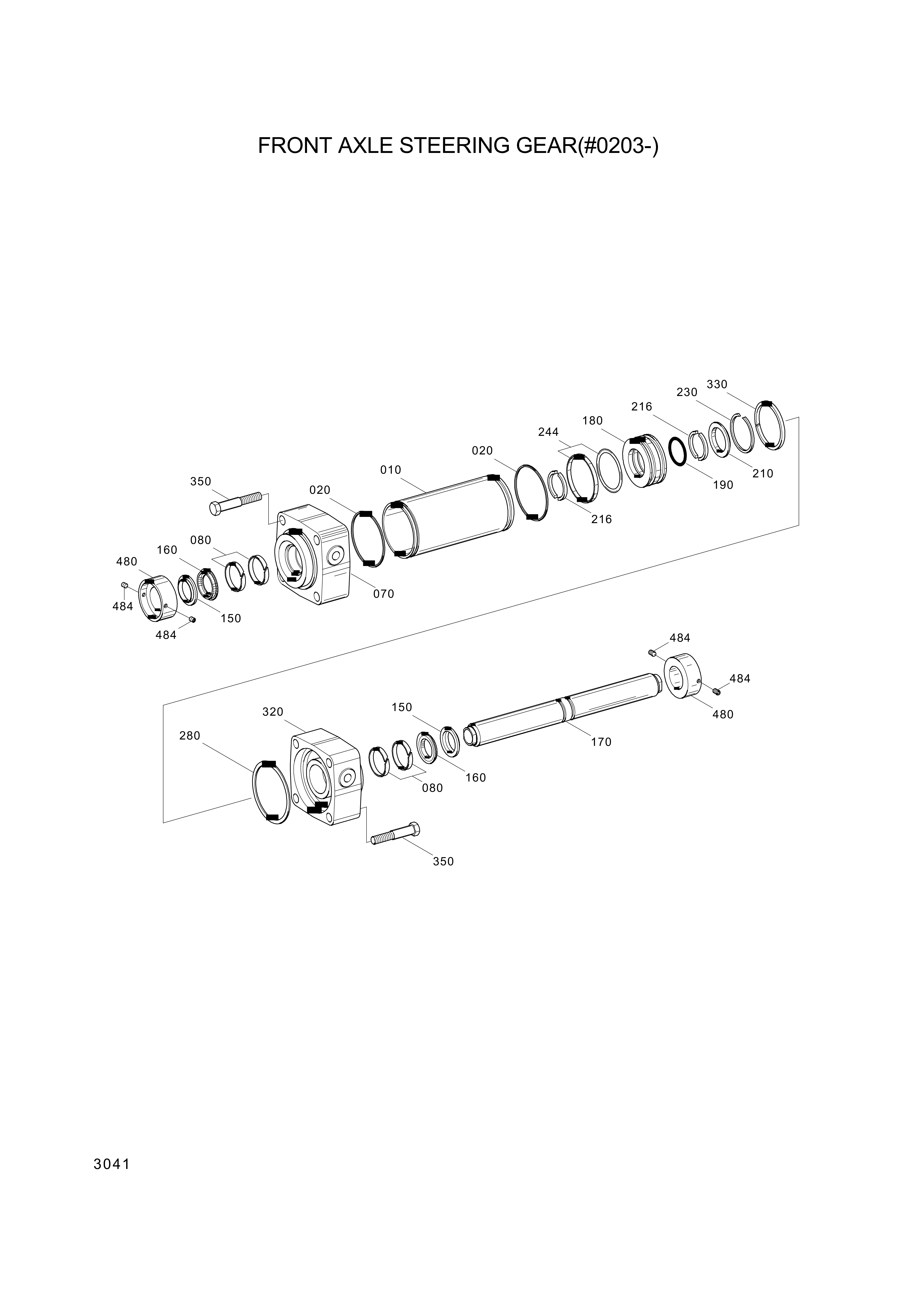 drawing for Hyundai Construction Equipment 0501205544 - GASKET (figure 2)