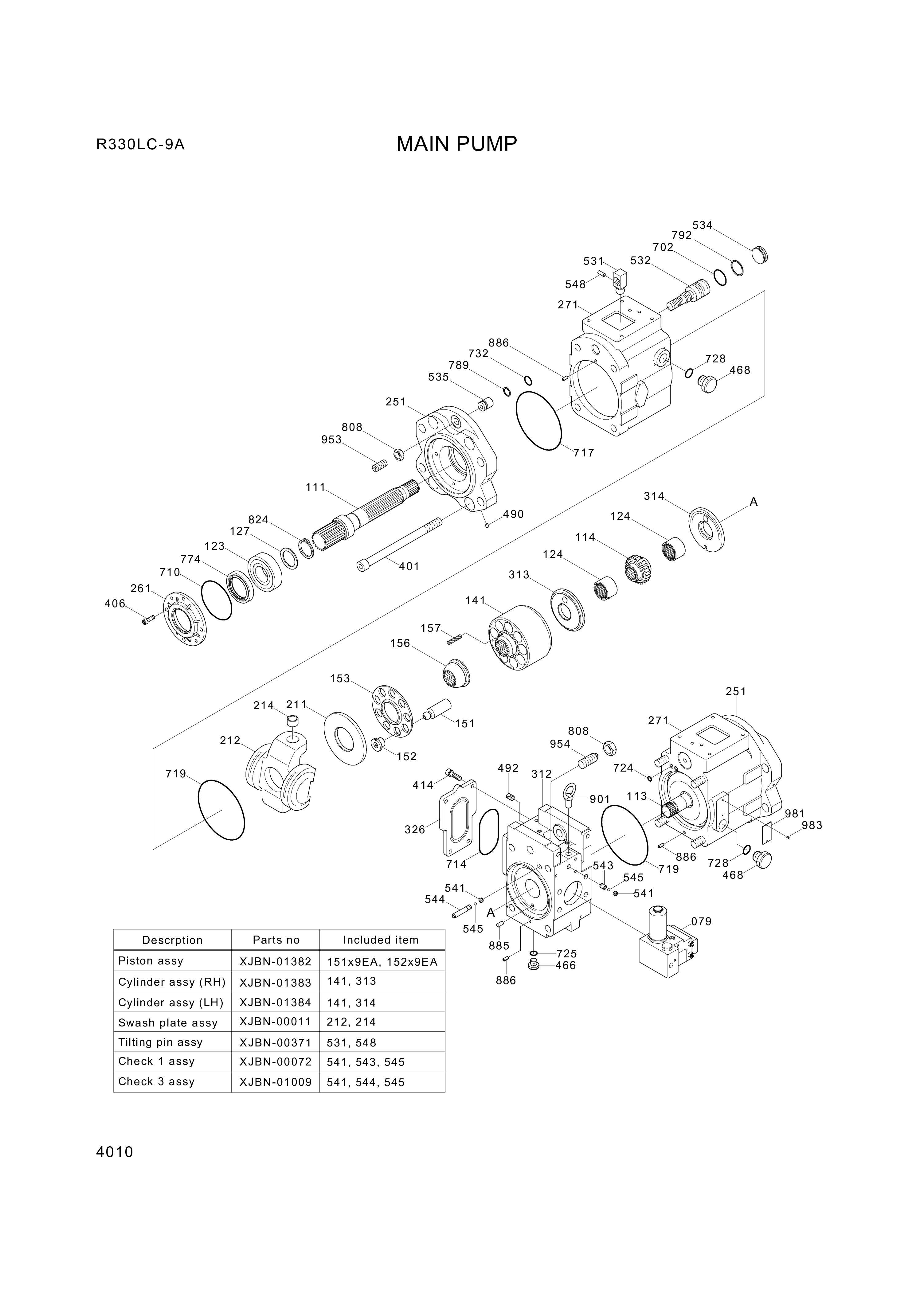 drawing for Hyundai Construction Equipment XJBN-00978 - BEARING-NEEDLE (figure 4)