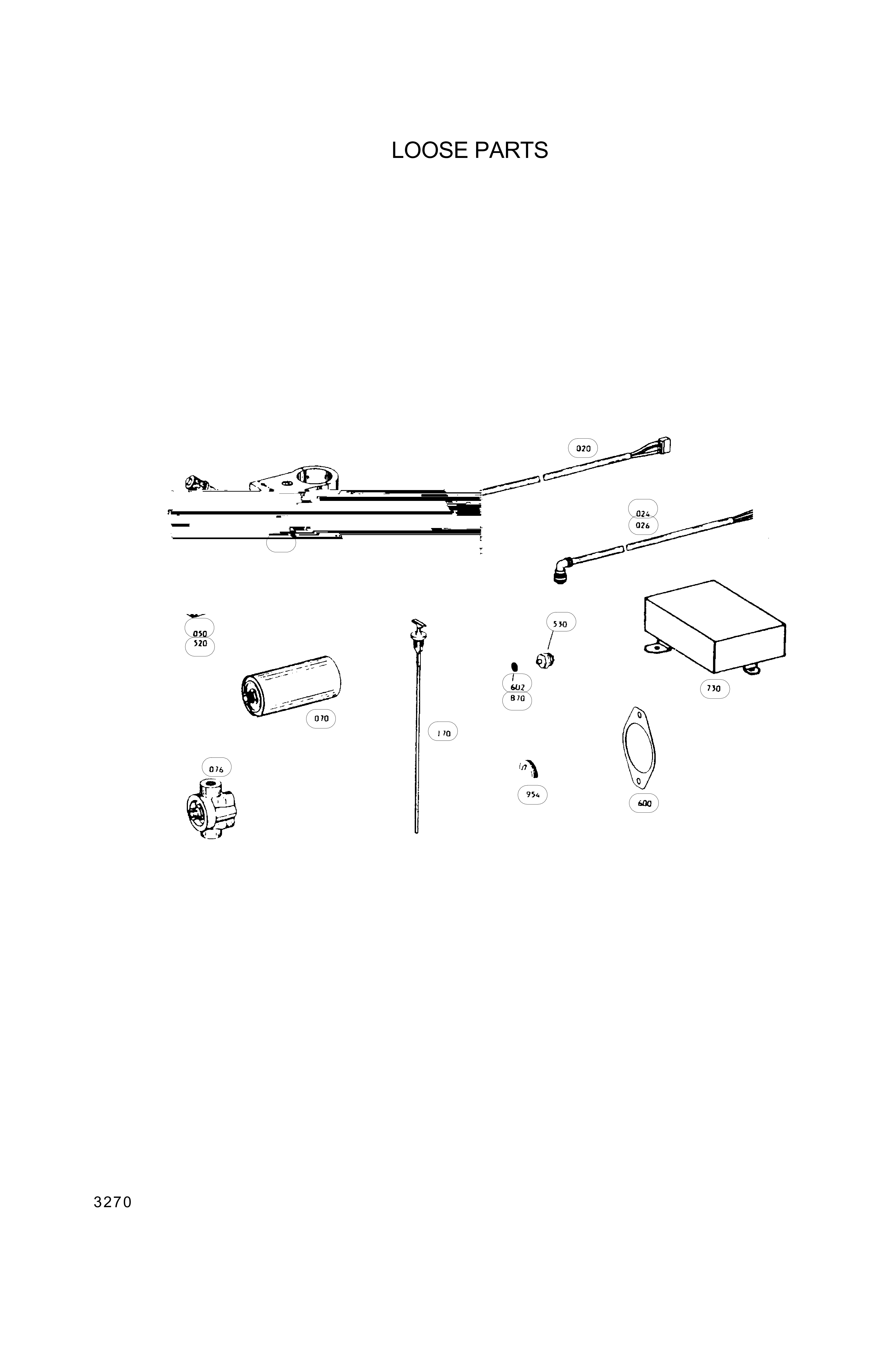 drawing for Hyundai Construction Equipment 6029-205-564 - CONNECTOR-CABLE (figure 1)