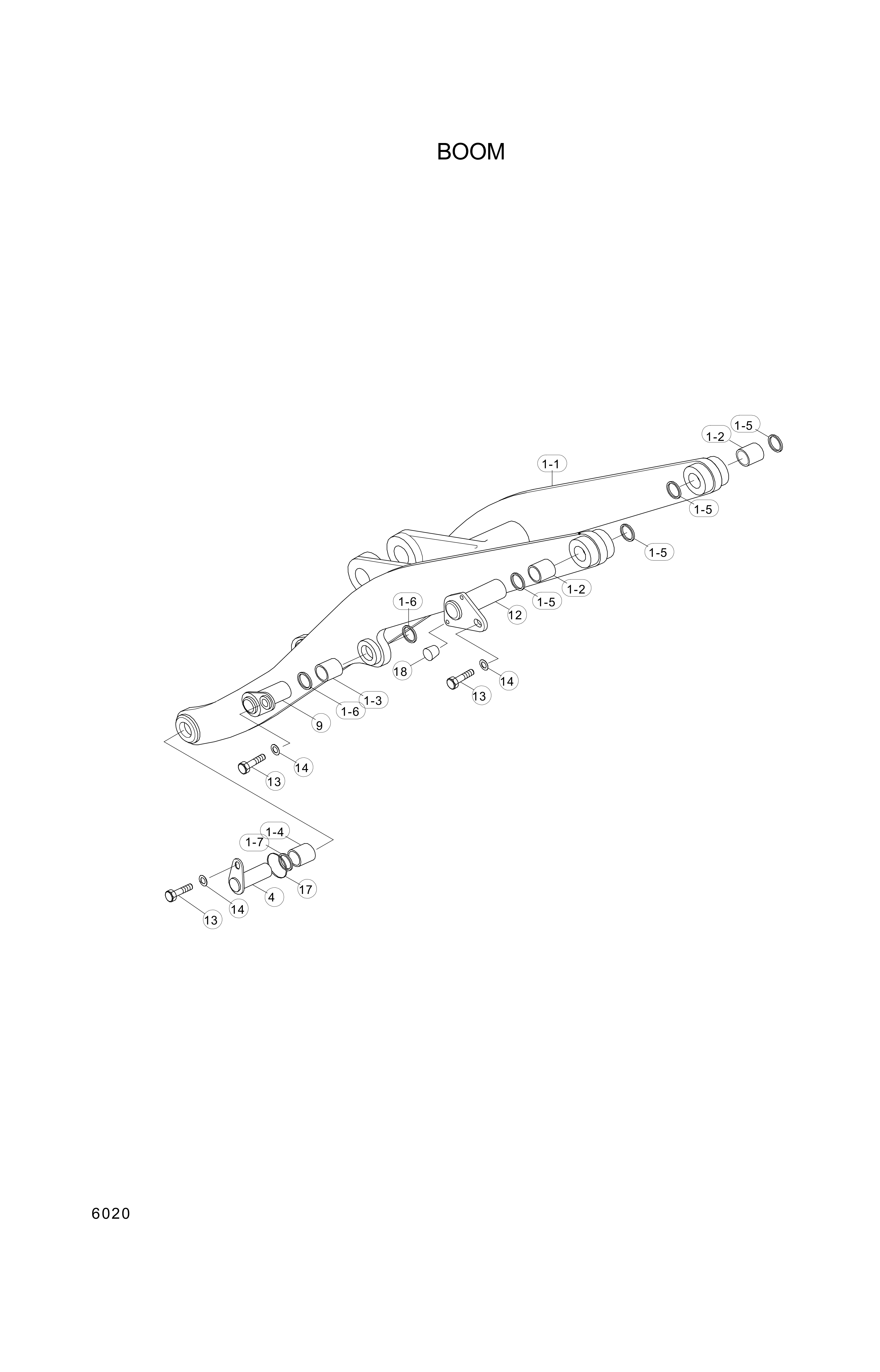 drawing for Hyundai Construction Equipment 61L1-2028 - O-RING (figure 1)