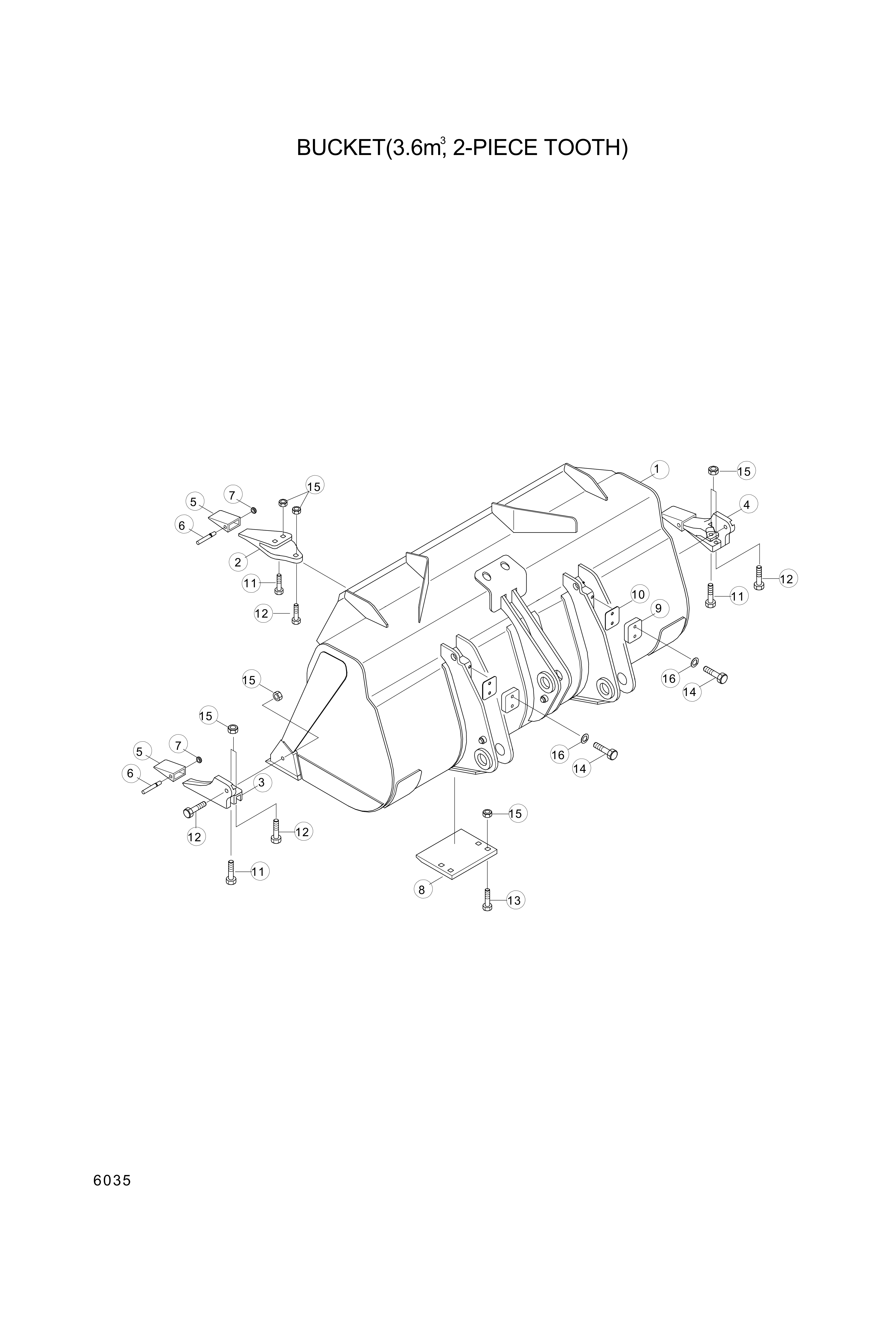 drawing for Hyundai Construction Equipment 61L1-3024 - PLATE (figure 2)