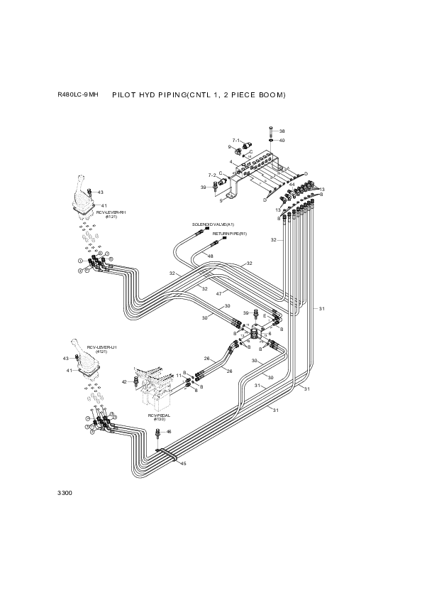 drawing for Hyundai Construction Equipment P930-062083 - HOSE ASSY-ORFS&THD (figure 1)