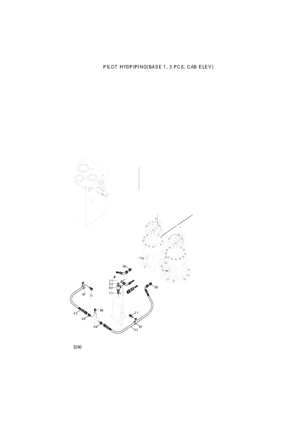 drawing for Hyundai Construction Equipment P930-042035 - HOSE ASSY-ORFS&THD (figure 5)