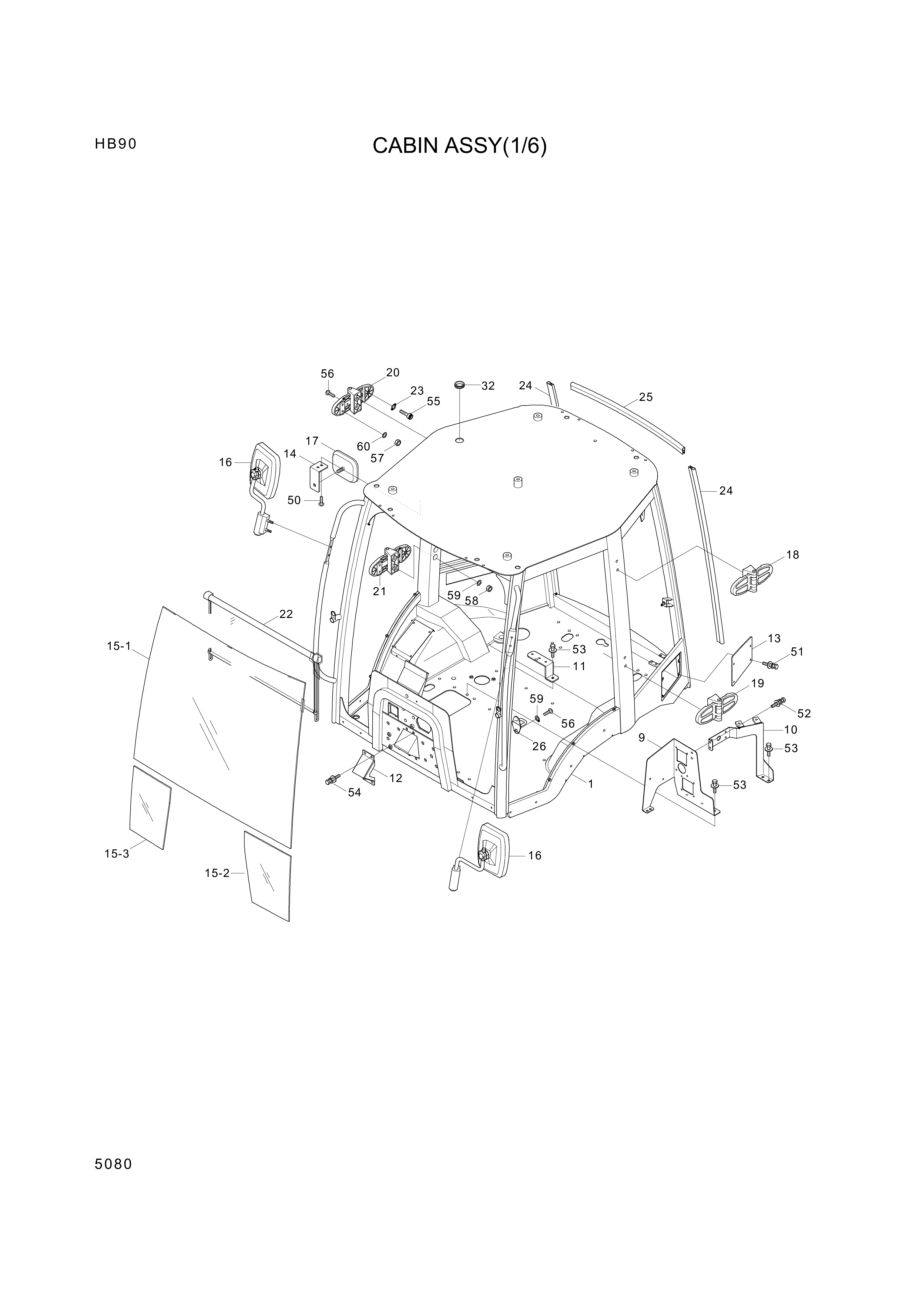 drawing for Hyundai Construction Equipment S107-080256 - BOLT-SOCKET (figure 5)