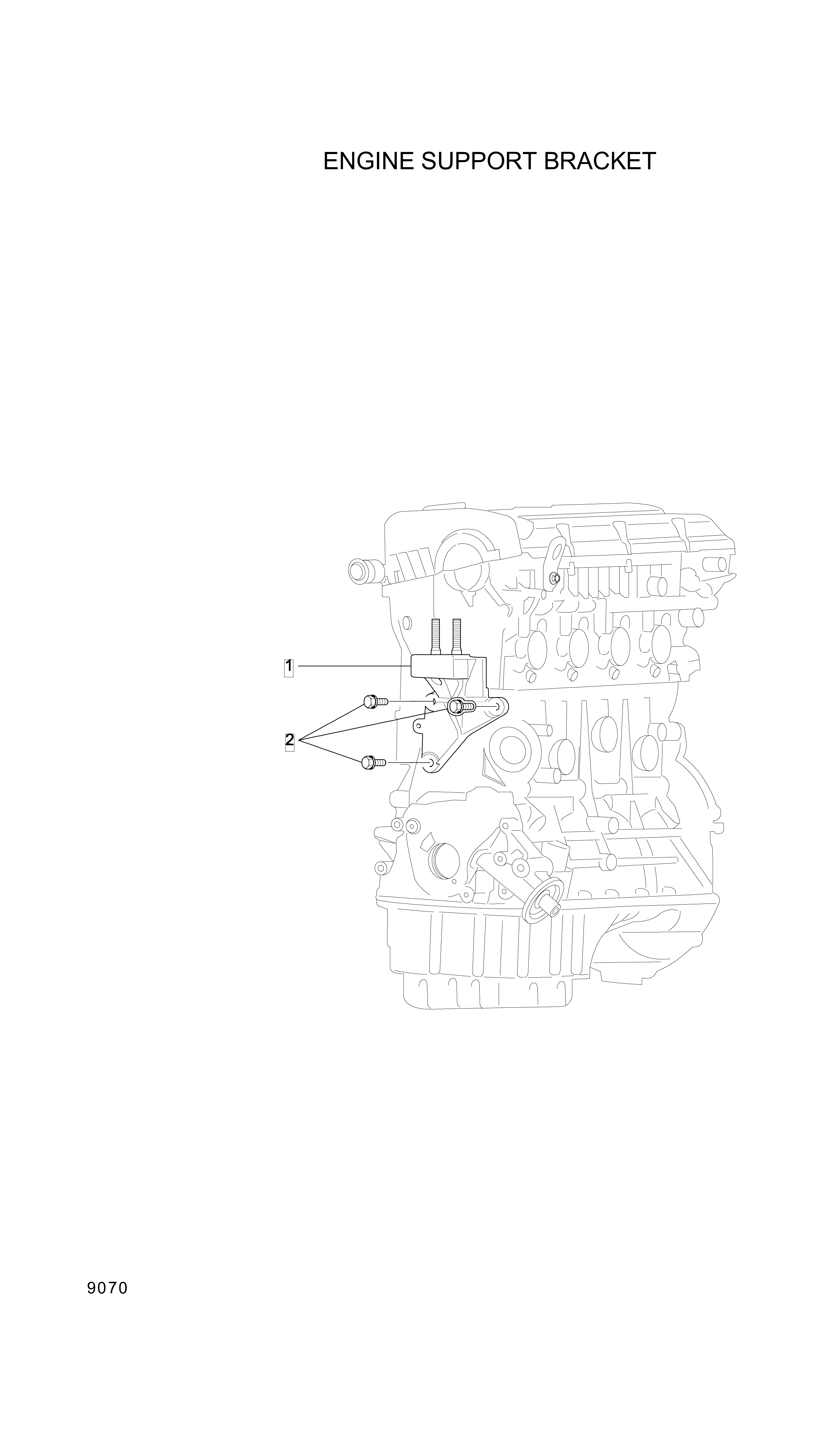 drawing for Hyundai Construction Equipment 11234-10301 - Bolt-W/Washer (figure 3)