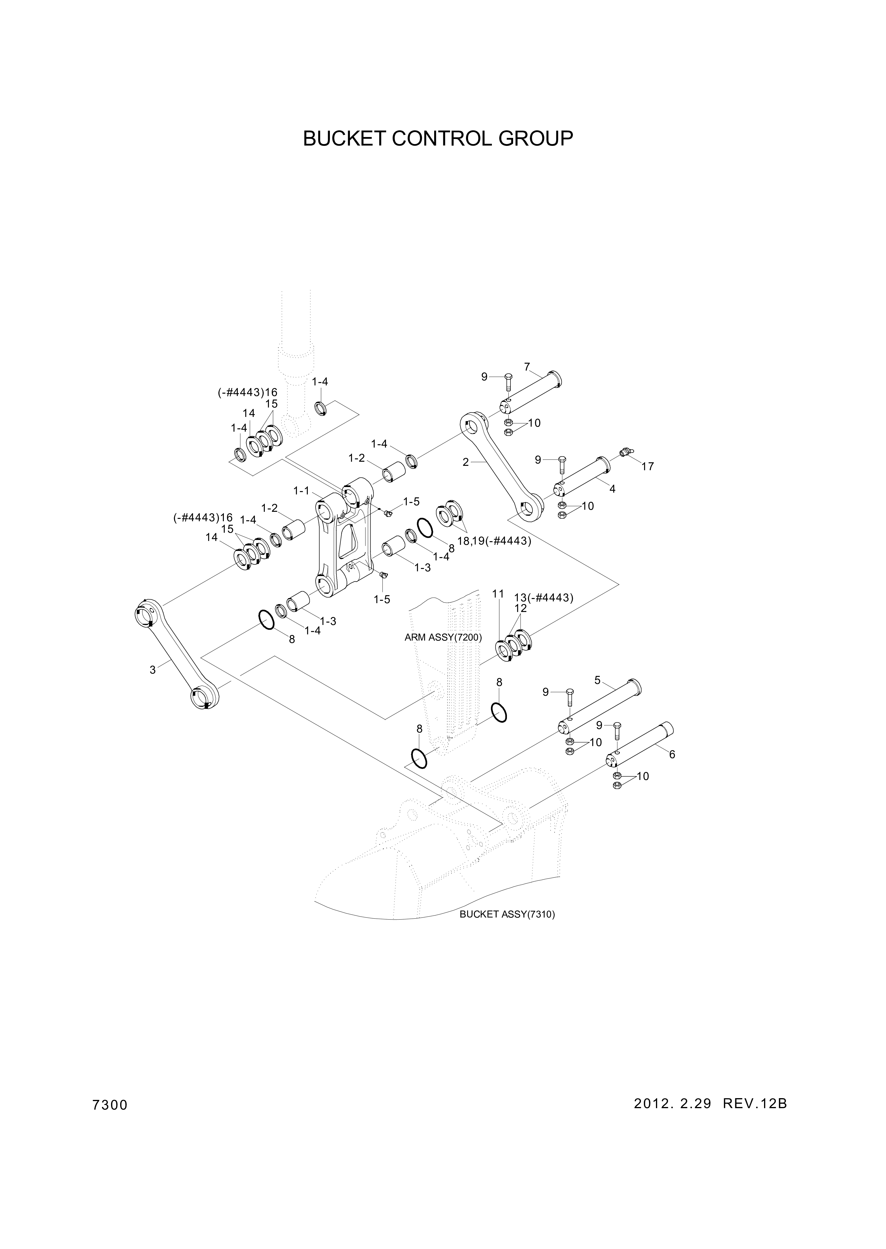 drawing for Hyundai Construction Equipment 61N6-11101-AS - PIN-JOINT (figure 2)
