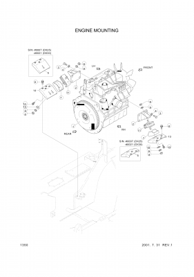 Technical drawing of Hyundai Construction Equipment S206-121002 NUT-HEX with dimensions and layout