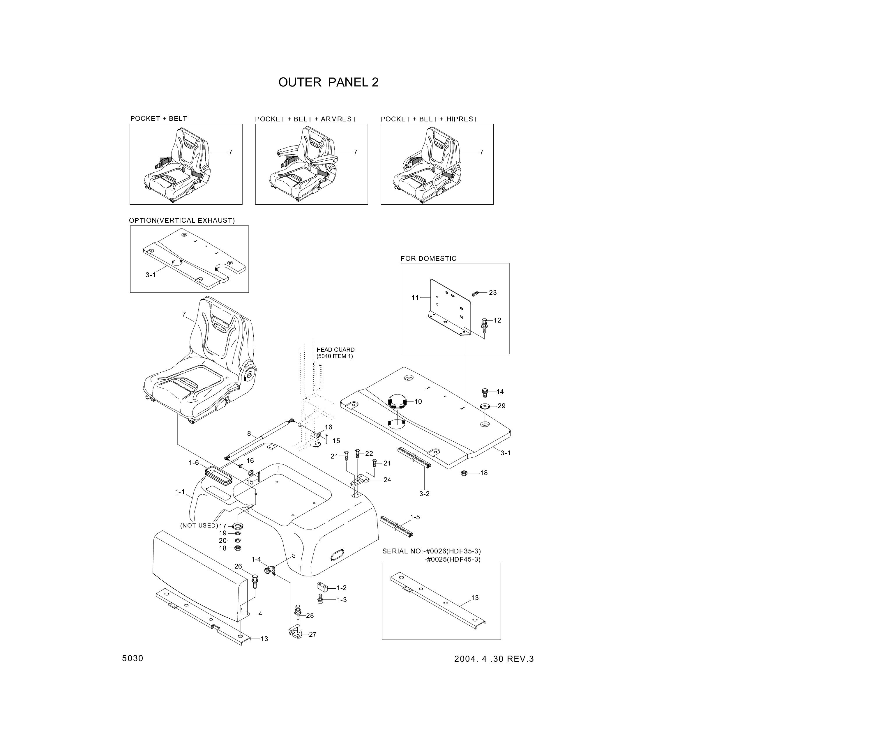 drawing for Hyundai Construction Equipment S141-060452 - BOLT-FLAT (figure 3)