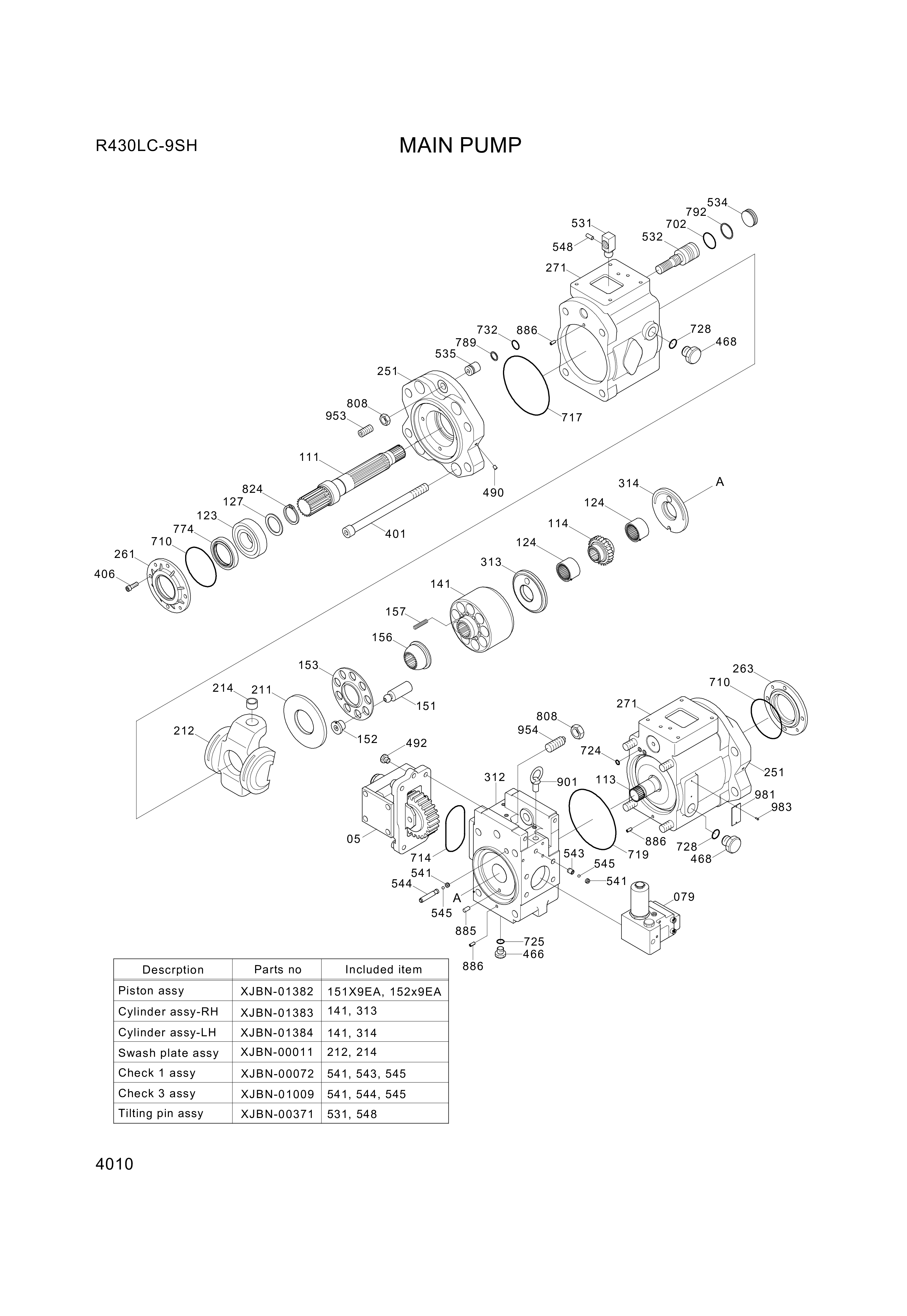 drawing for Hyundai Construction Equipment XJBN-00978 - BEARING-NEEDLE (figure 5)