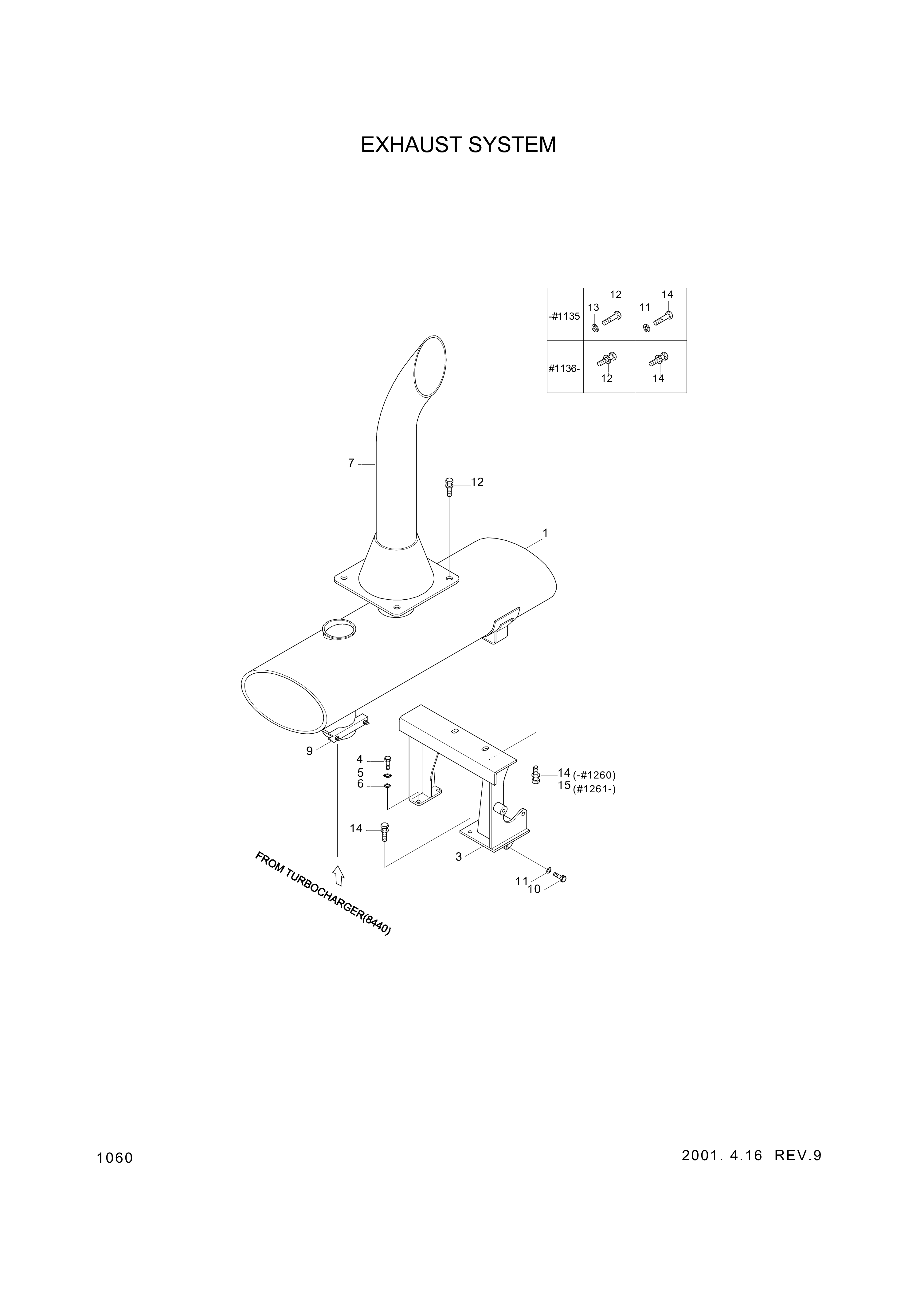 drawing for Hyundai Construction Equipment 14L3-01892 - BRACKET (figure 2)