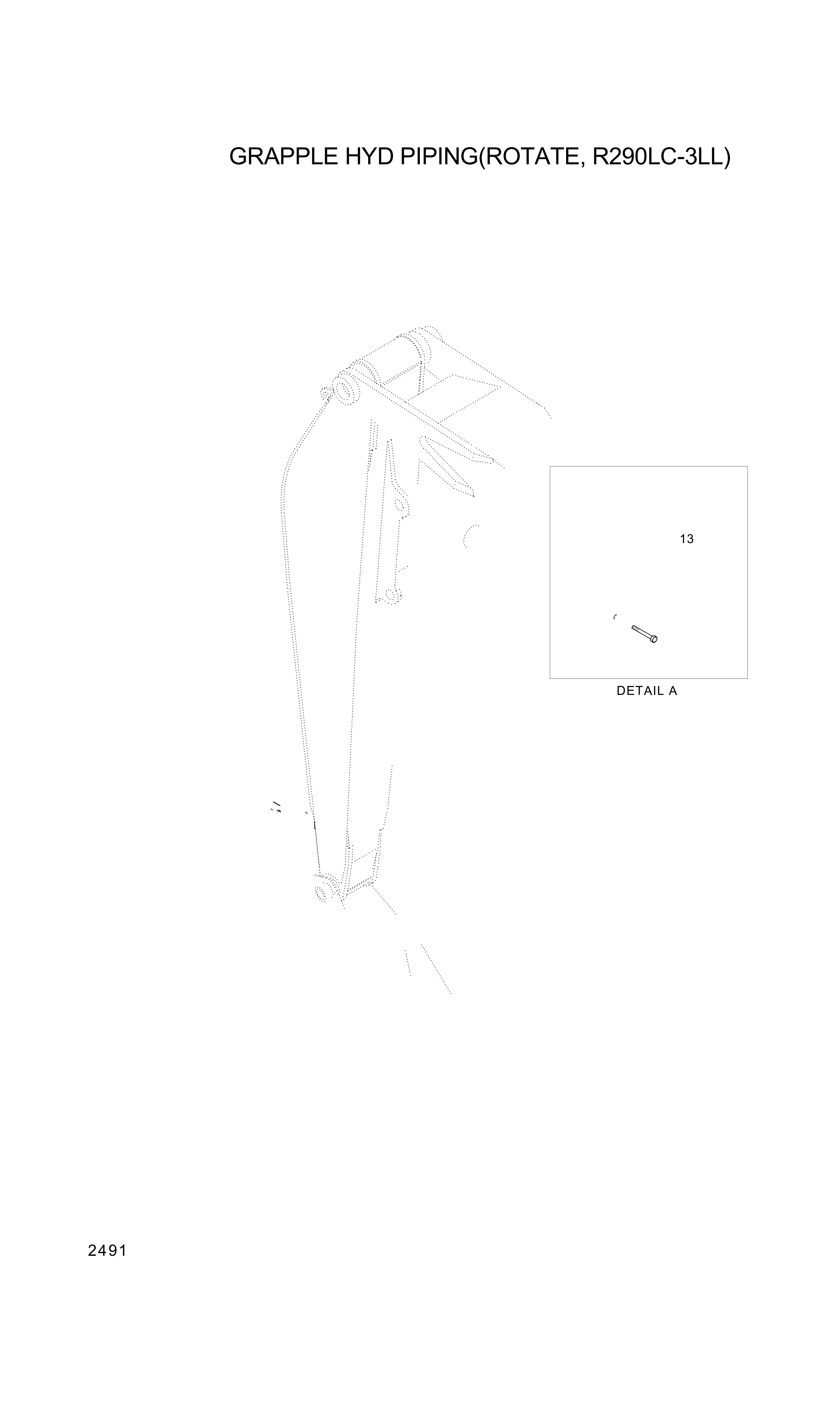 drawing for Hyundai Construction Equipment 9403333 - PLUG (figure 2)