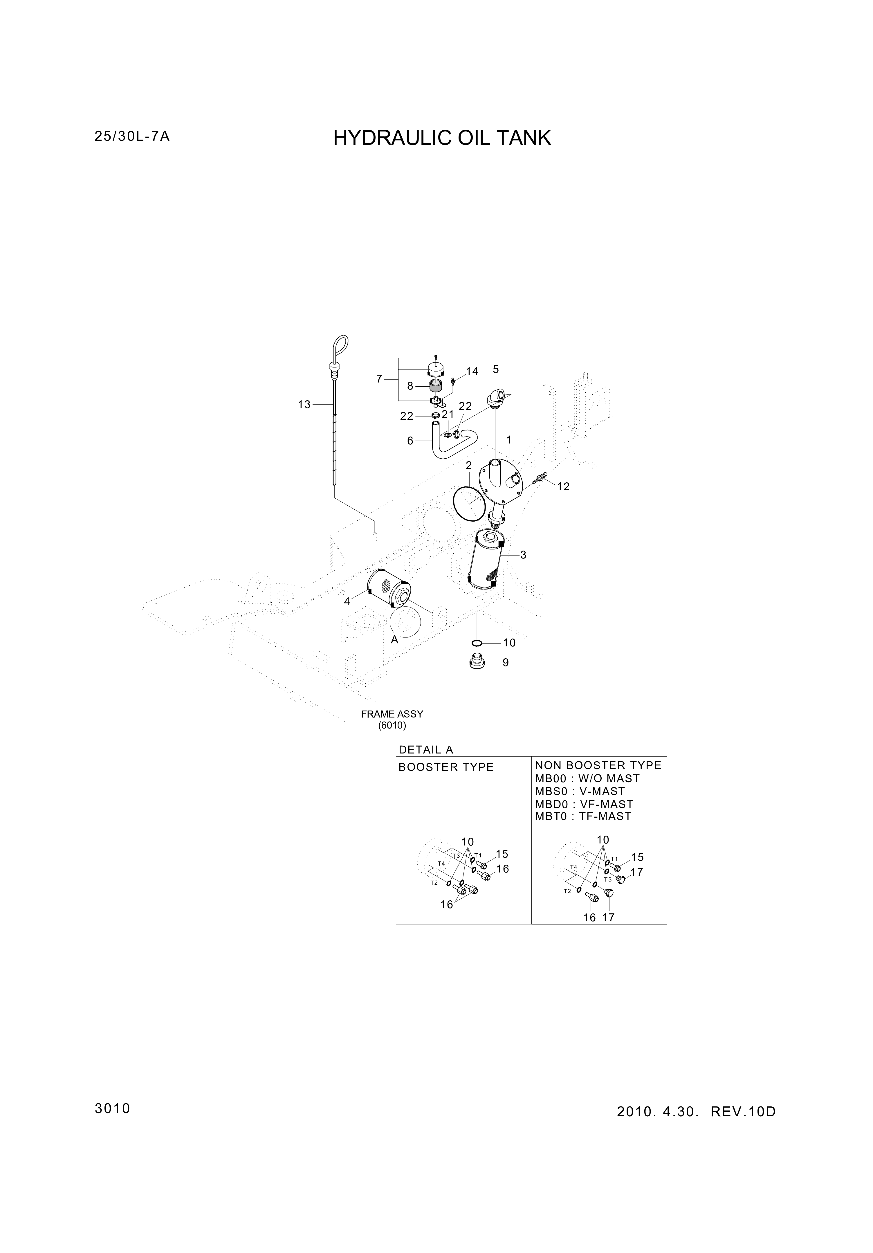 drawing for Hyundai Construction Equipment 35HF-30030 - FLANGE ASSY-TANK (figure 2)