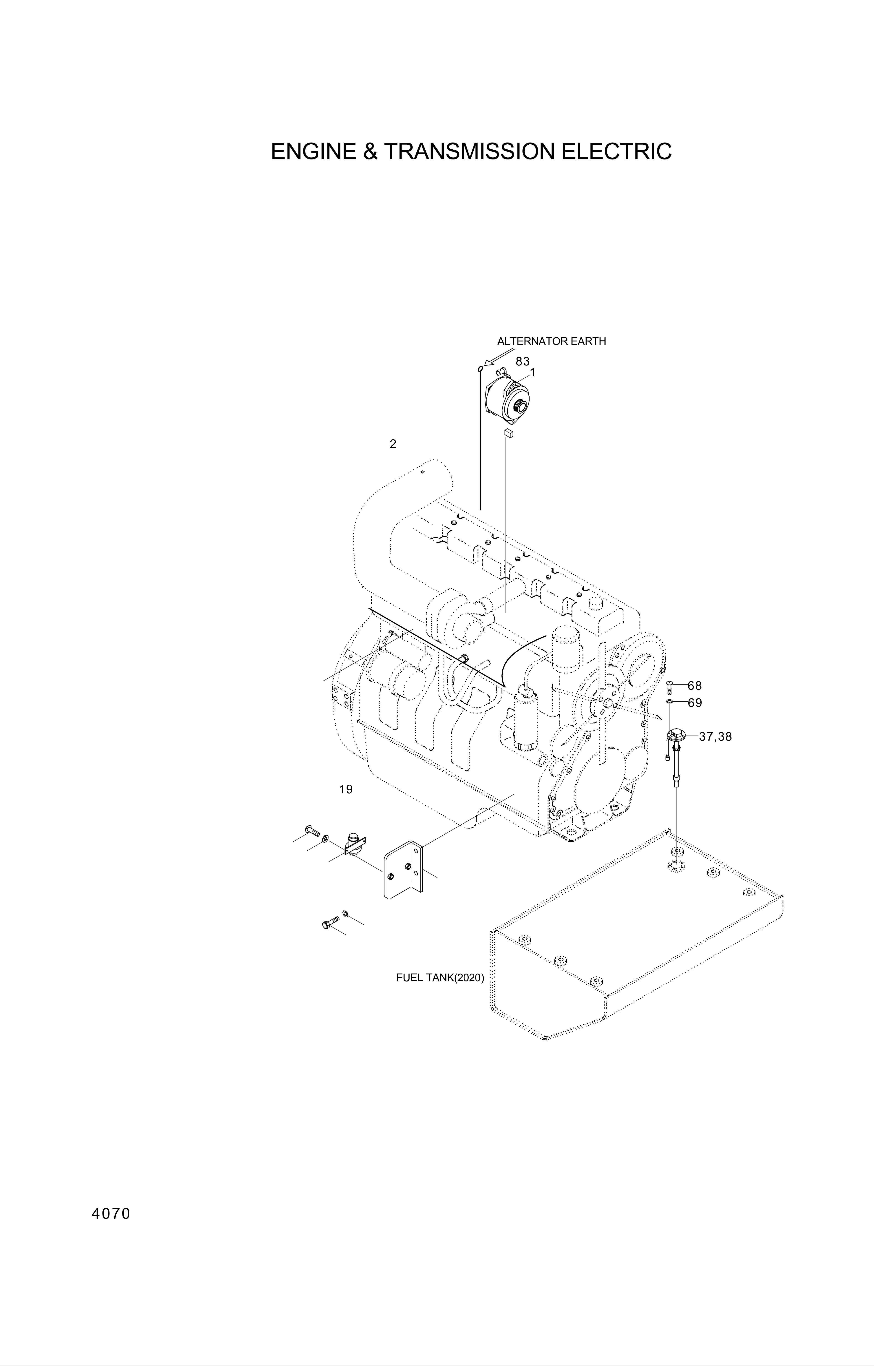 drawing for Hyundai Construction Equipment 24L3-00503 - BRACKET (figure 4)