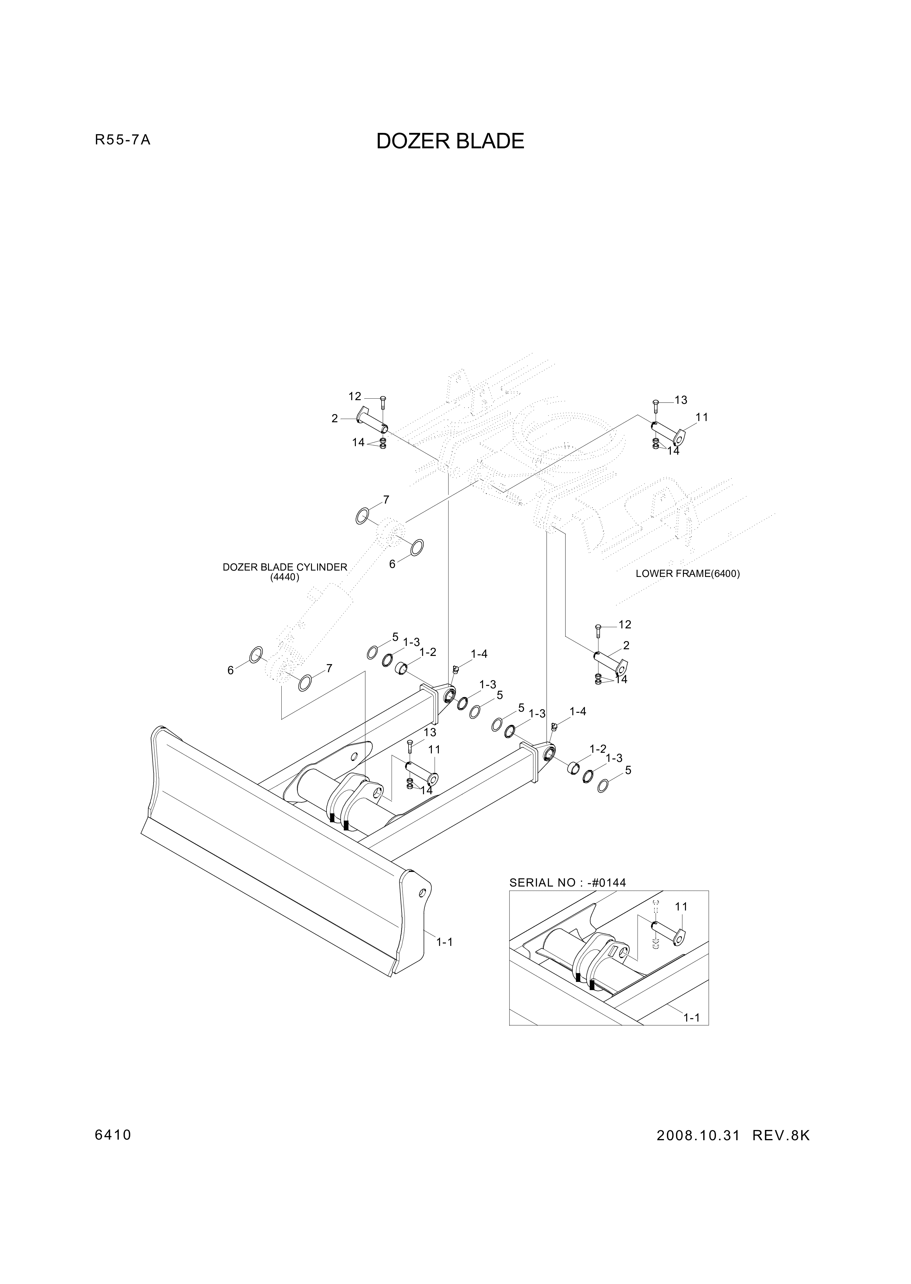 drawing for Hyundai Construction Equipment 61M8-51720 - PIN-JOINT (figure 4)