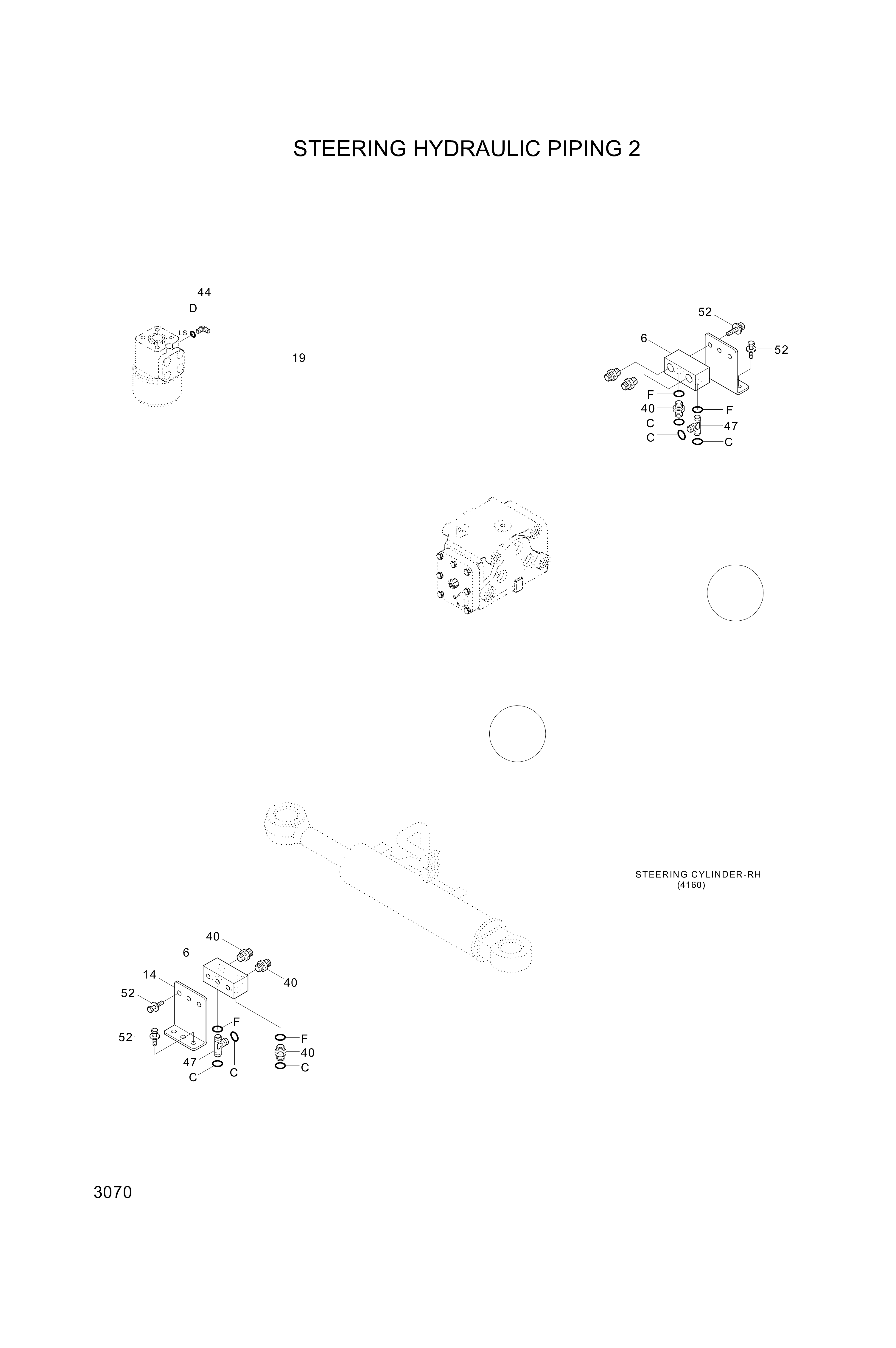 drawing for Hyundai Construction Equipment P930-044010 - HOSE ASSY-ORFS&THD (figure 2)