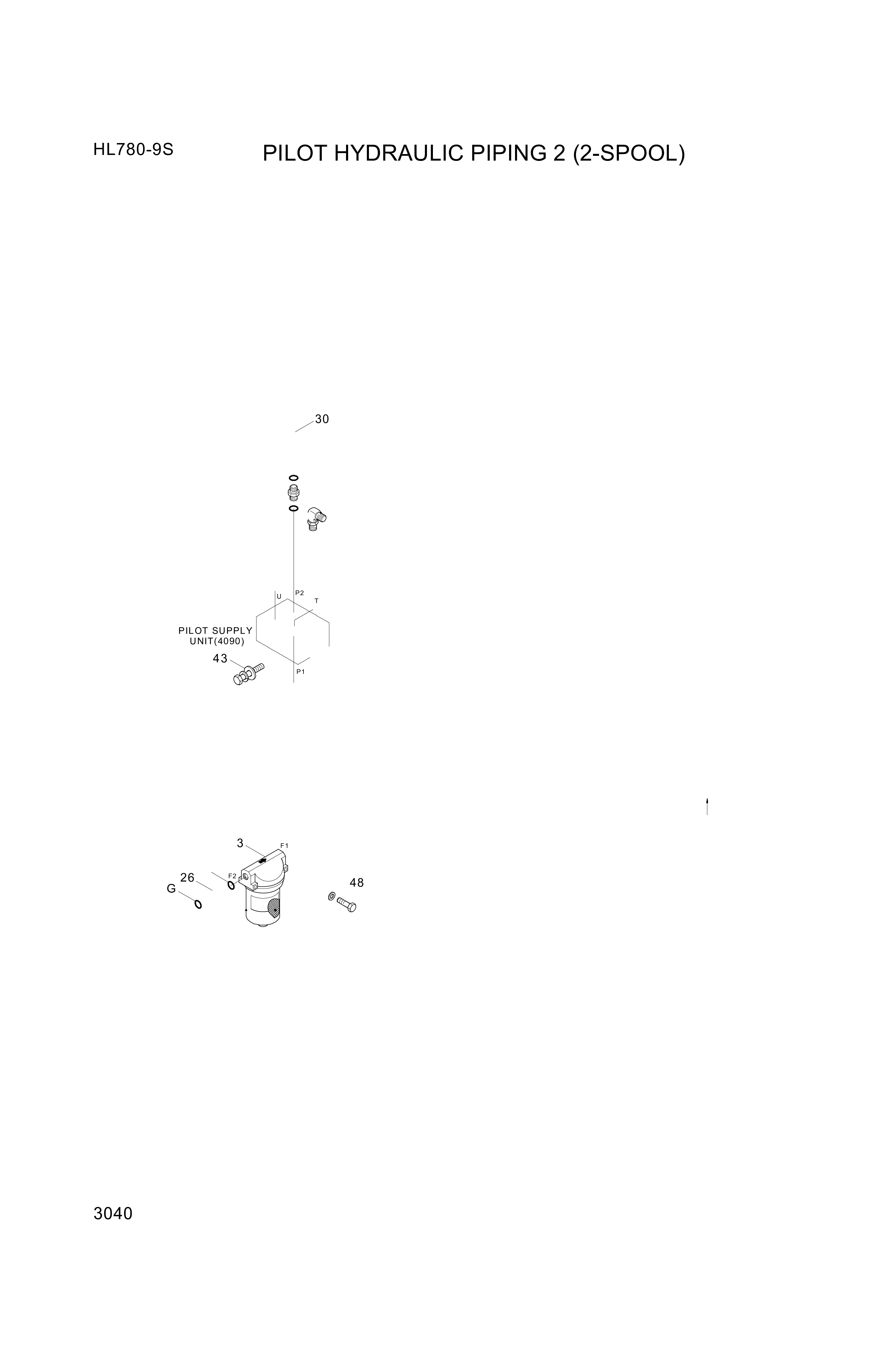 drawing for Hyundai Construction Equipment P930-064018 - HOSE ASSY-ORFS&THD (figure 5)