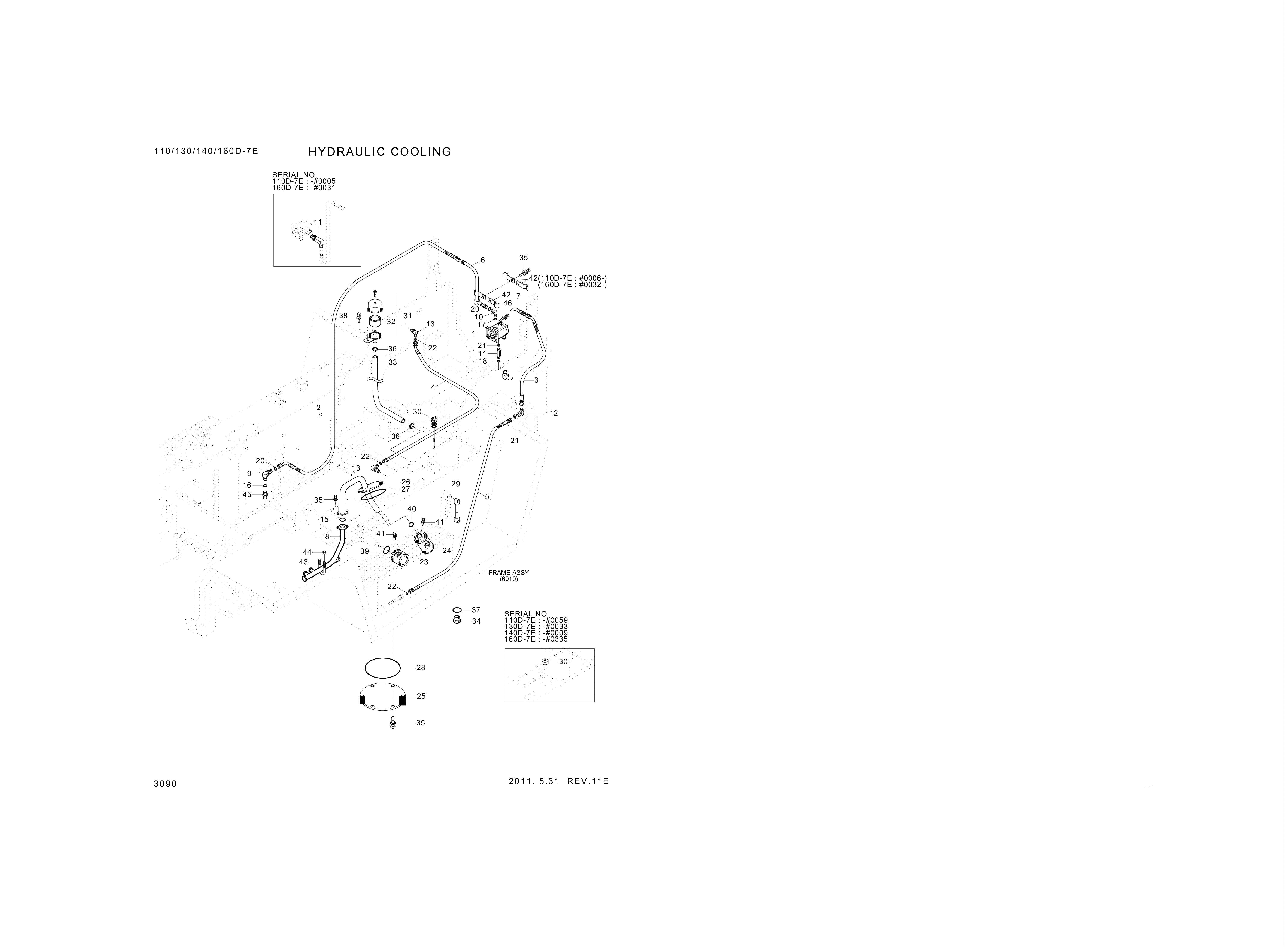 drawing for Hyundai Construction Equipment S403-100006 - WASHER-PLAIN (figure 3)