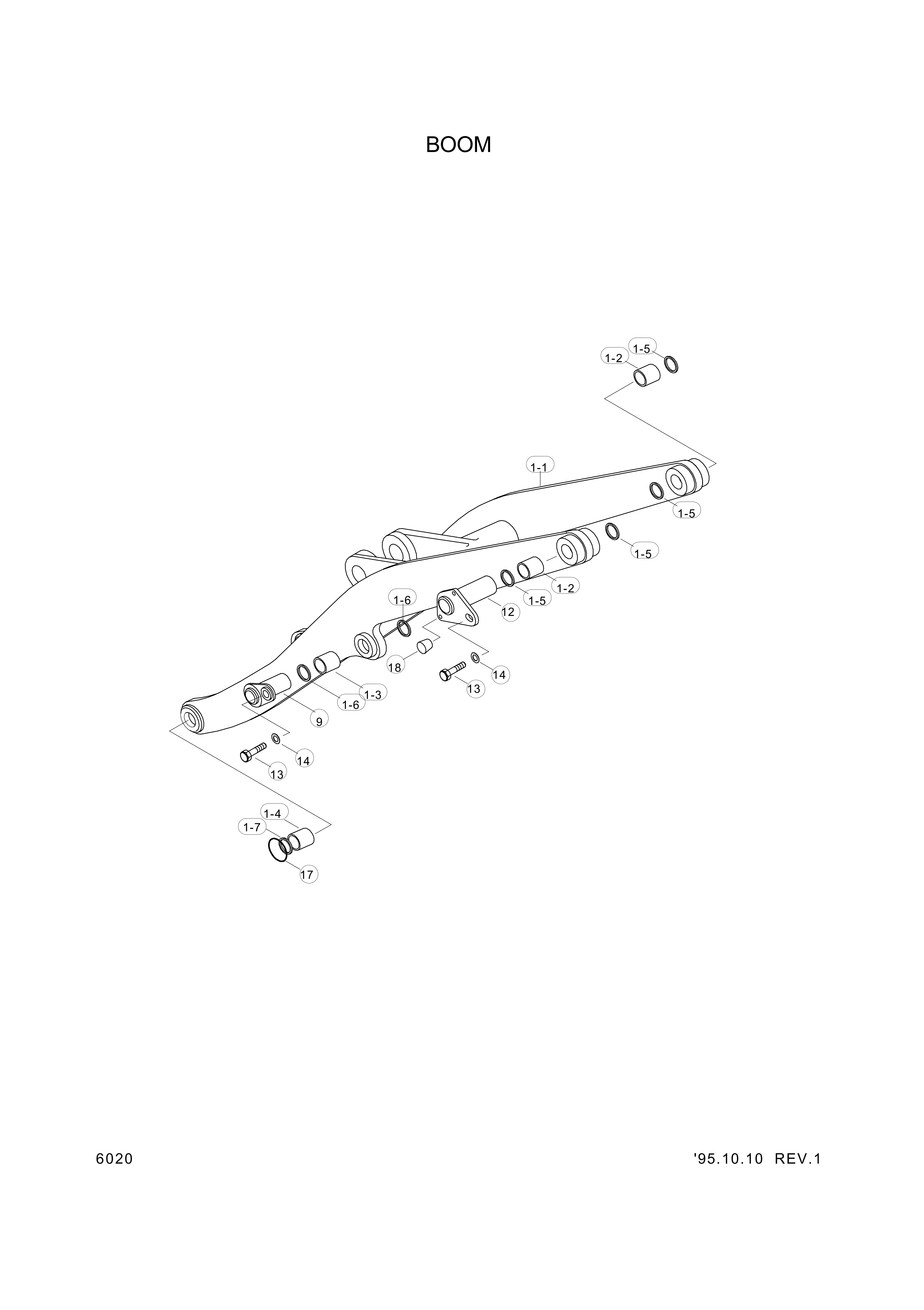 drawing for Hyundai Construction Equipment E161-3053 - O-RING(150*10) (figure 3)