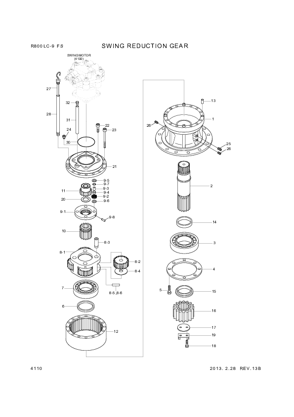 drawing for Hyundai Construction Equipment XKAQ-00260 - RING-THRUST (figure 5)