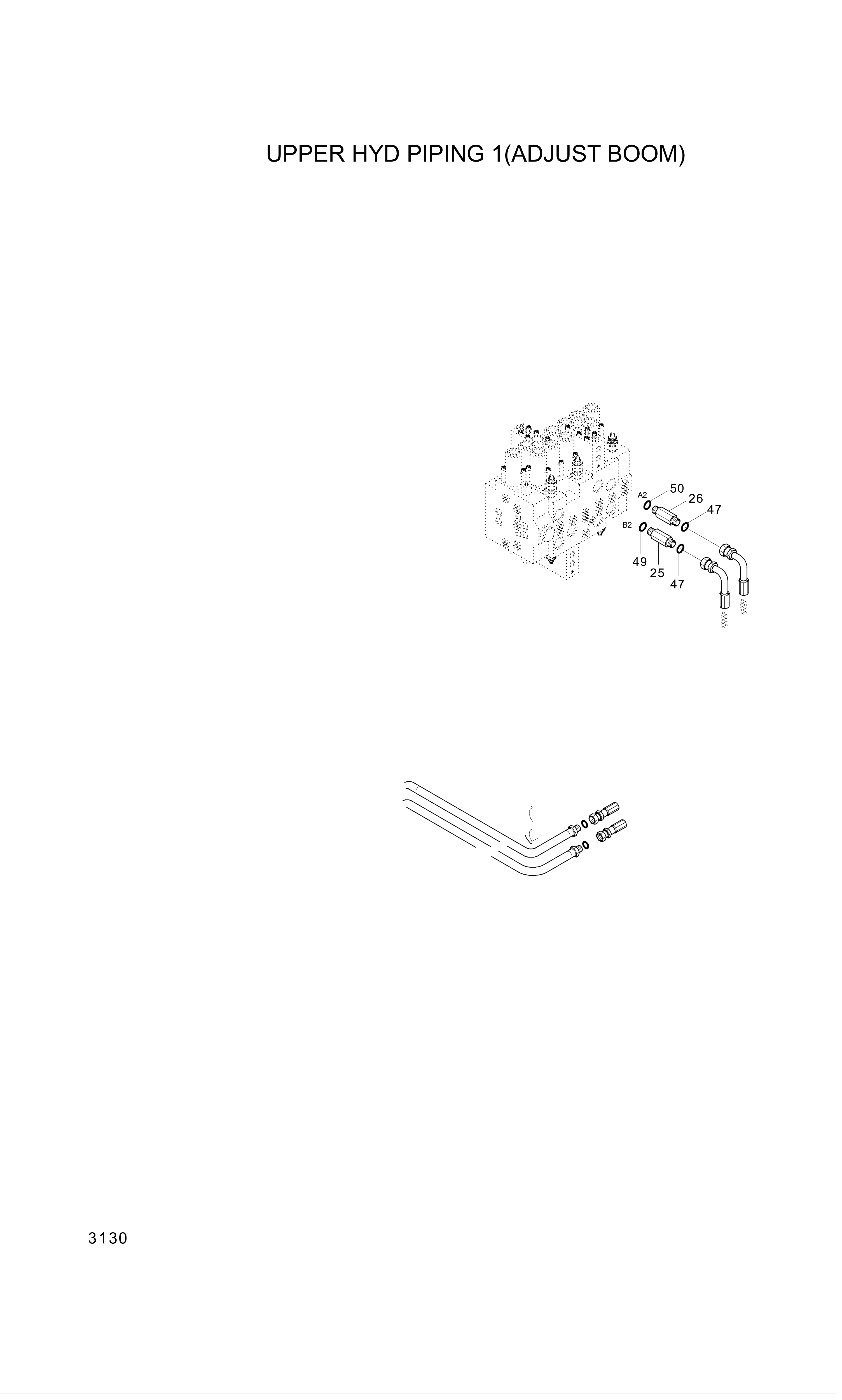 drawing for Hyundai Construction Equipment P930-127020 - HOSE ASSY-ORFS&THD (figure 4)