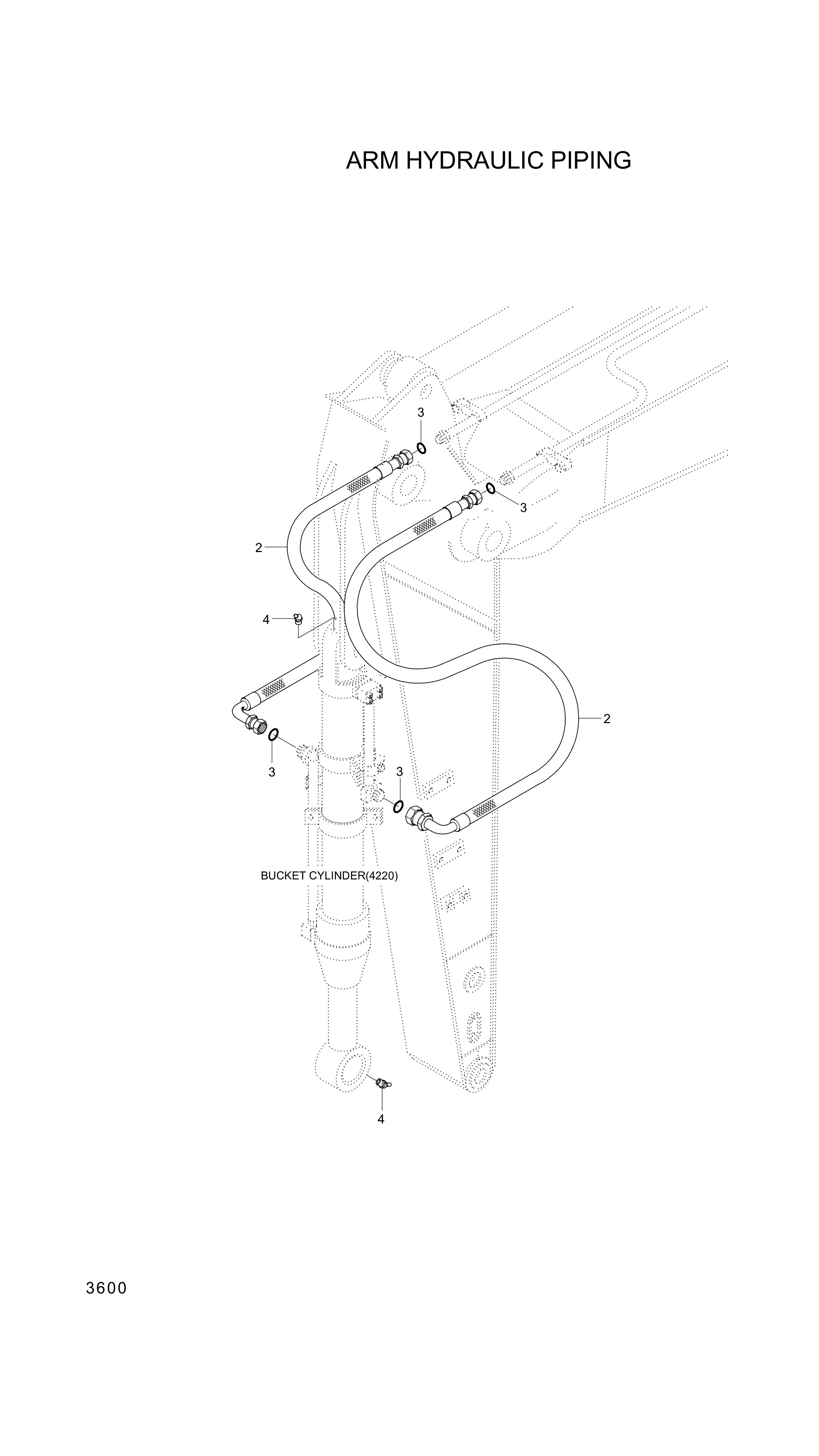 drawing for Hyundai Construction Equipment P933-127034 - HOSE ASSY-ORFS&THD (figure 3)