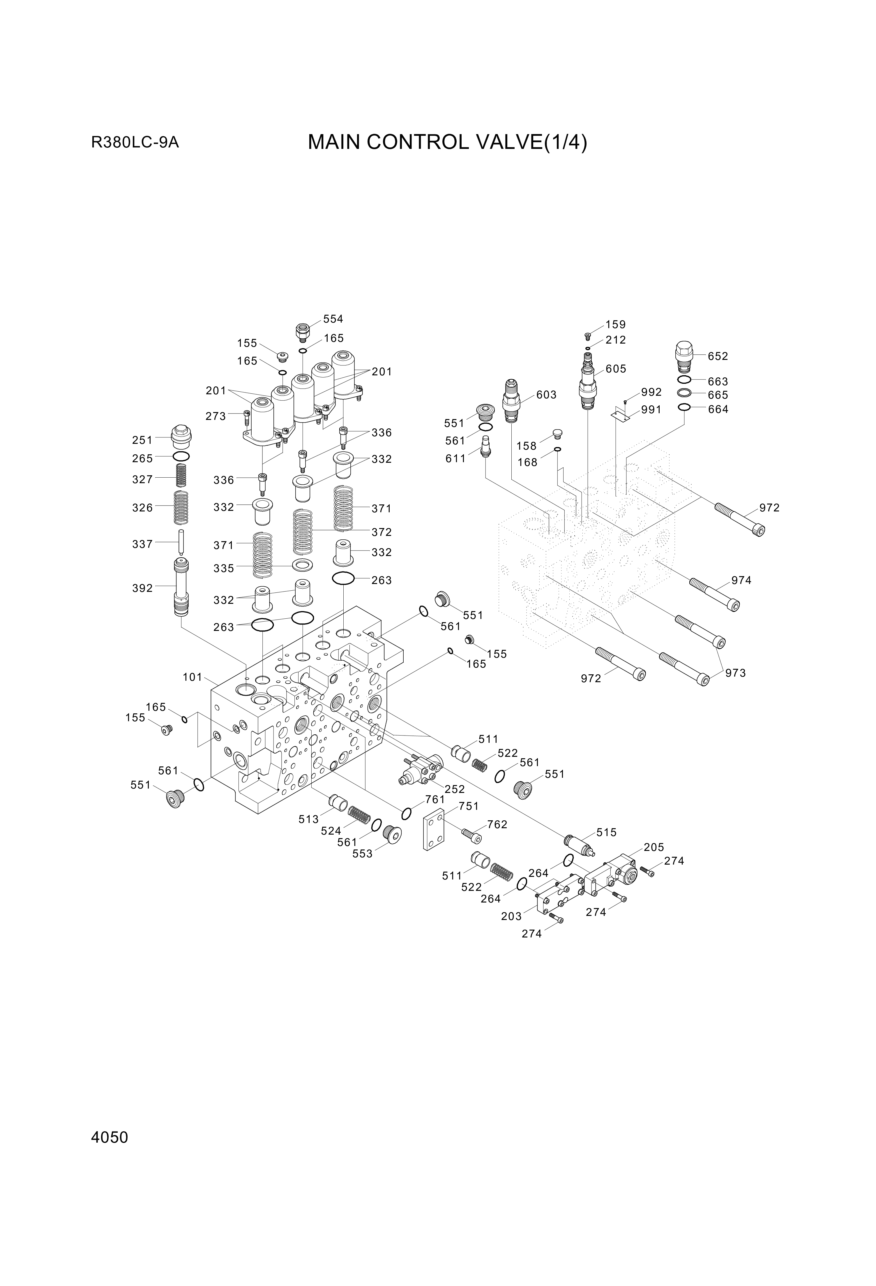 drawing for Hyundai Construction Equipment XJBN-01355 - LOCK-VALVE (figure 1)