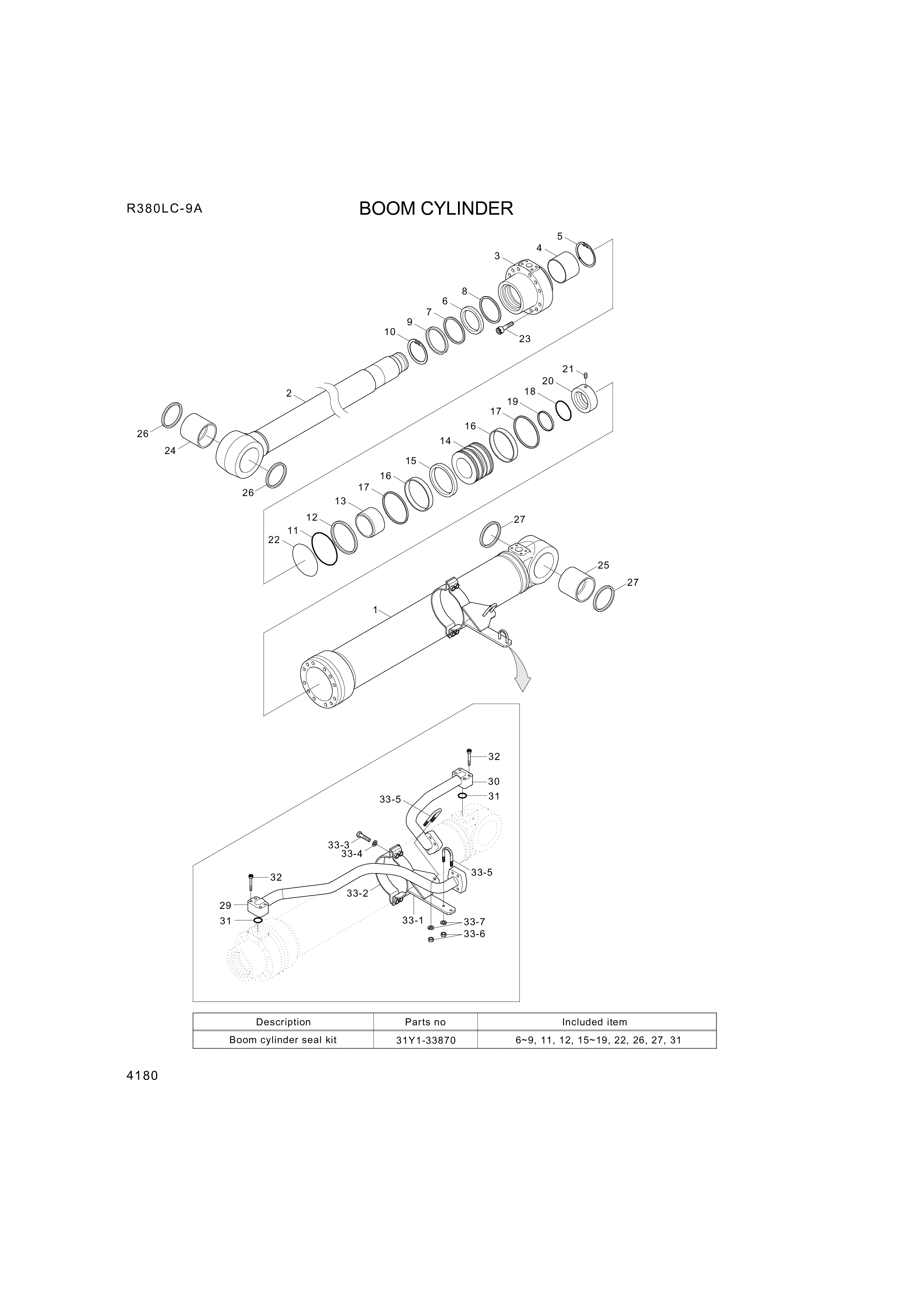 drawing for Hyundai Construction Equipment 31YC-32340 - CLAMP-BAND (figure 3)