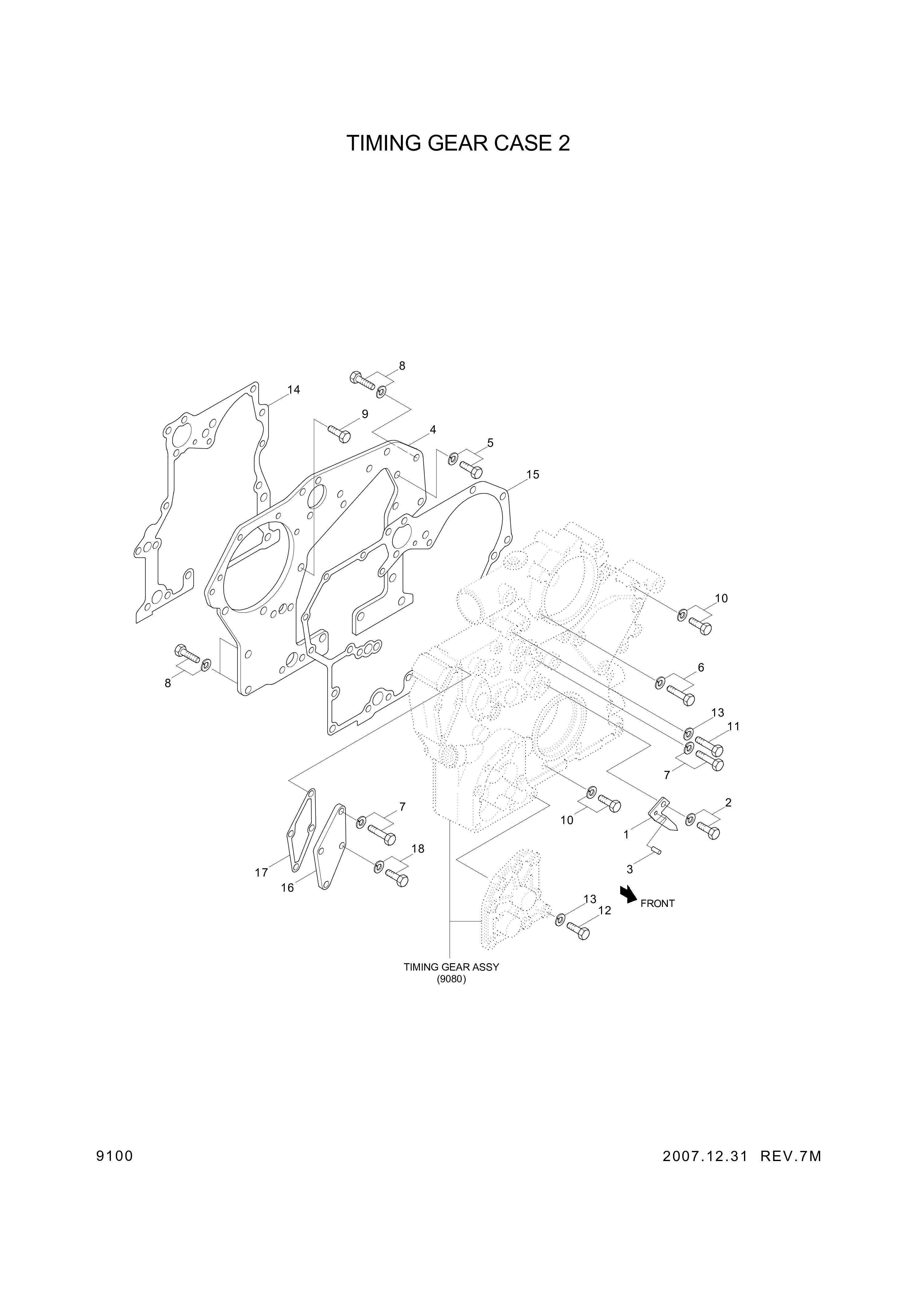 drawing for Hyundai Construction Equipment XJAF-00244 - BOLT (figure 4)