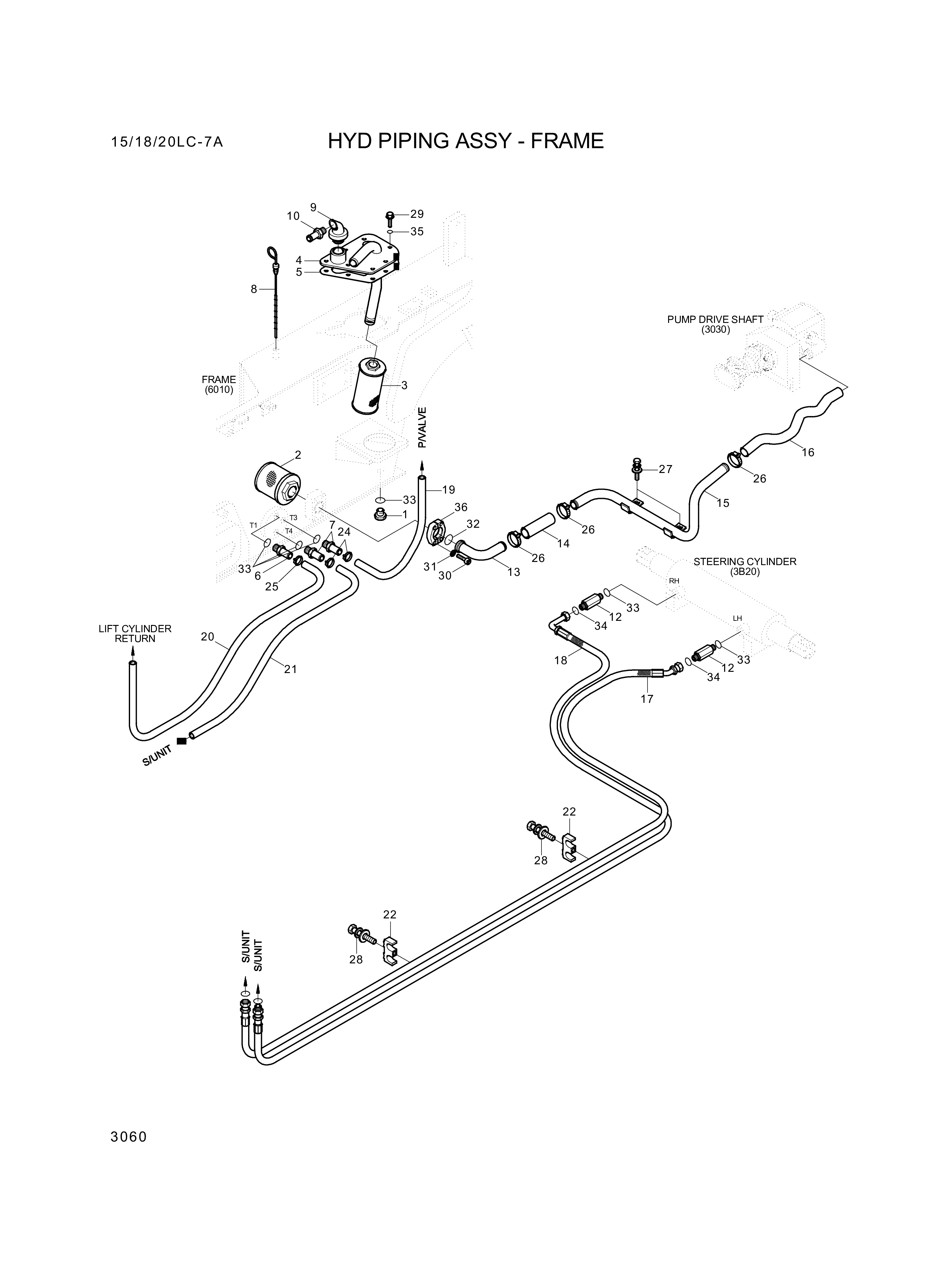 drawing for Hyundai Construction Equipment 35HC-30020 - GASKET (figure 3)