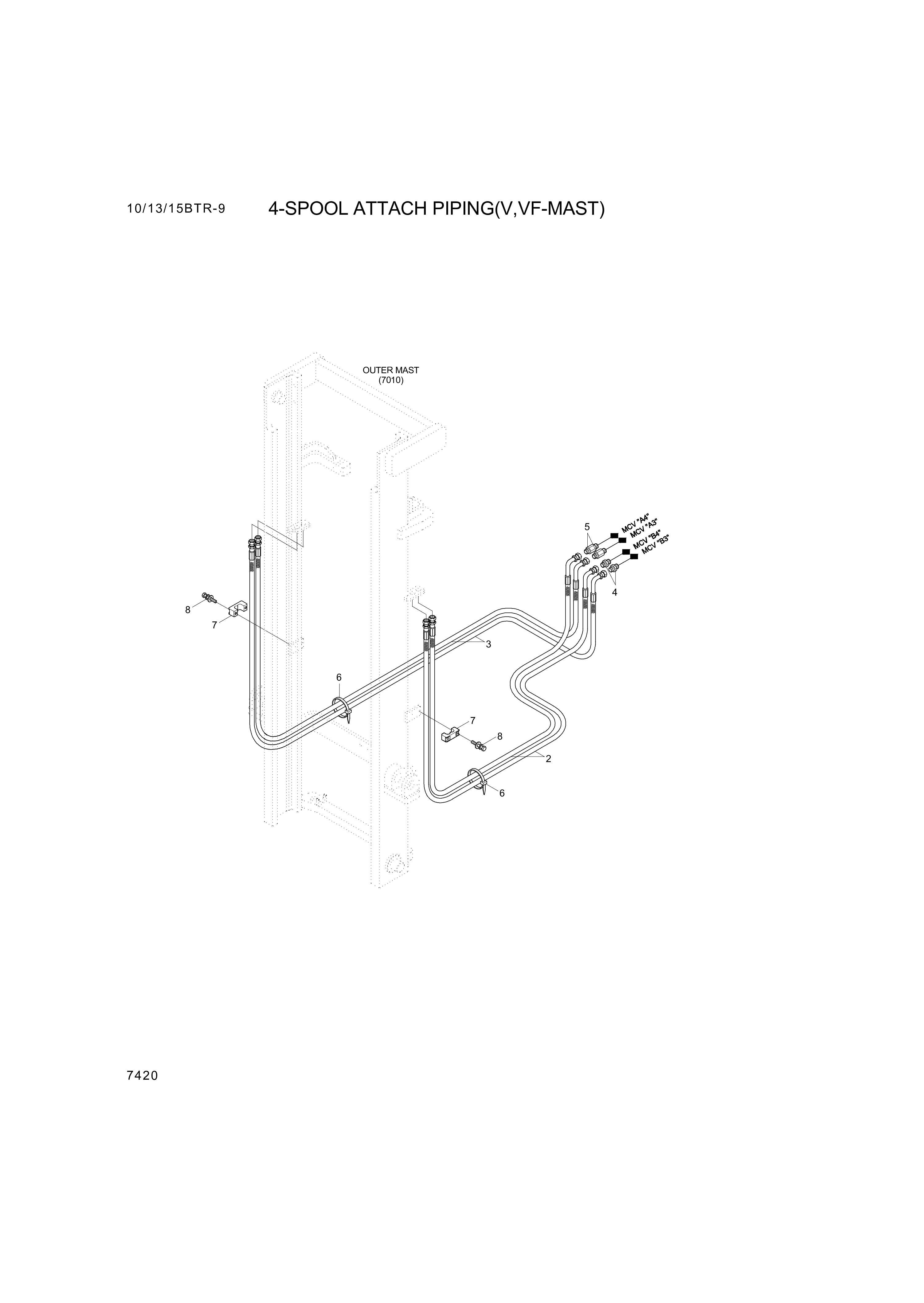 drawing for Hyundai Construction Equipment 35FY-90201 - CLAMP (figure 4)