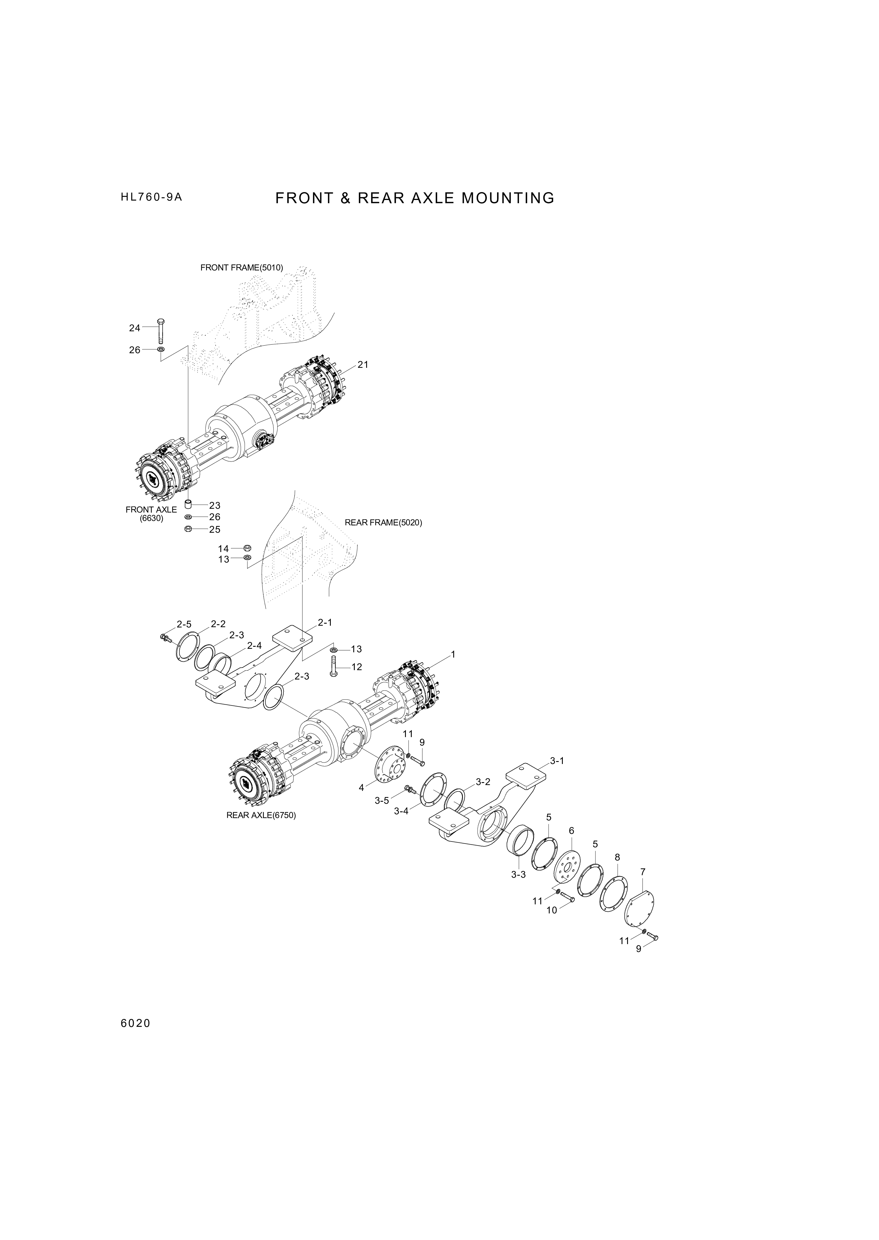 Technical drawing of Hyundai Construction Equipment S441-330006 WASHER-HARDEN with dimensions and layout (figure 5)