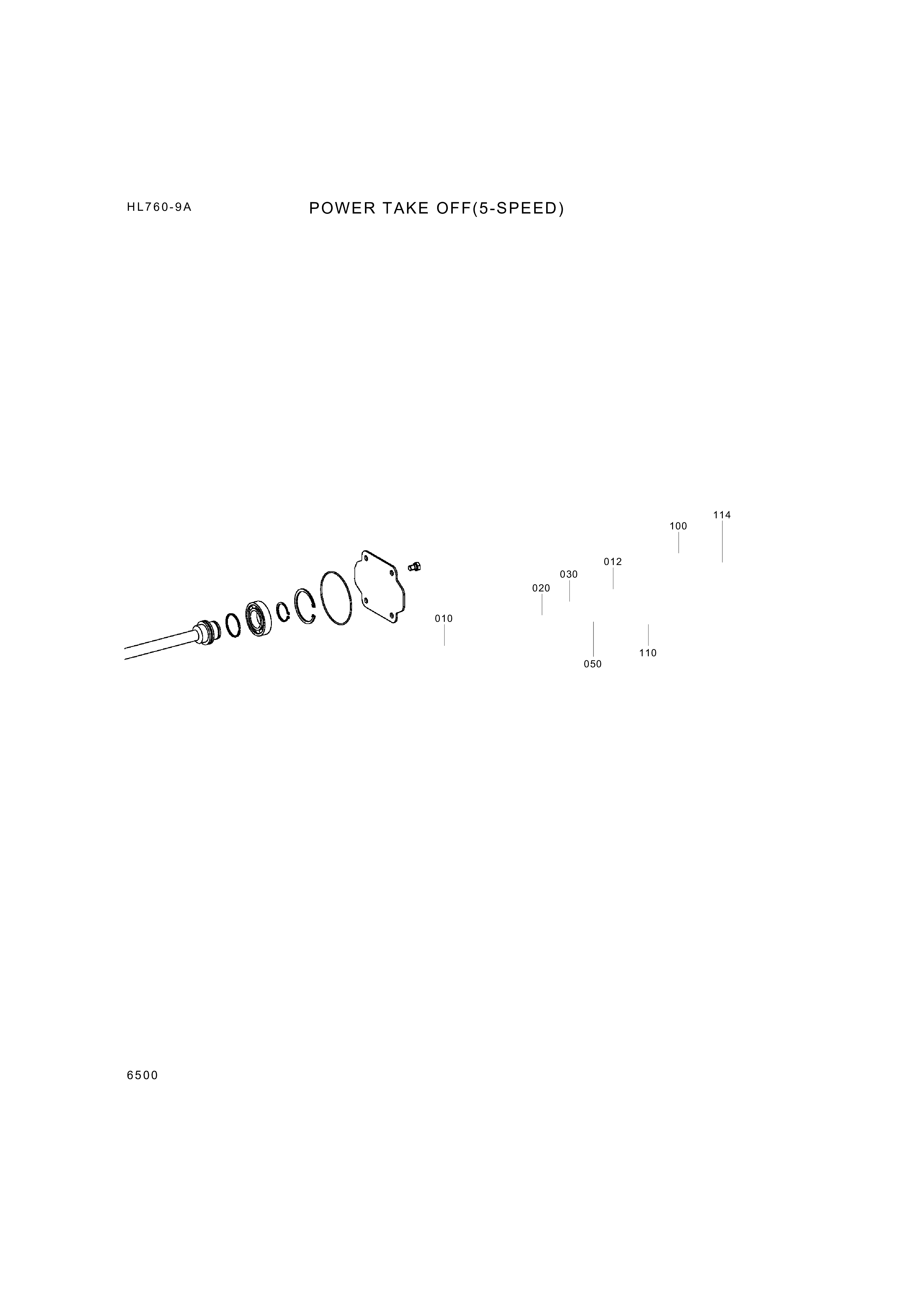 drawing for Hyundai Construction Equipment ZGAQ-04112 - SHAFT-PUMP (figure 2)