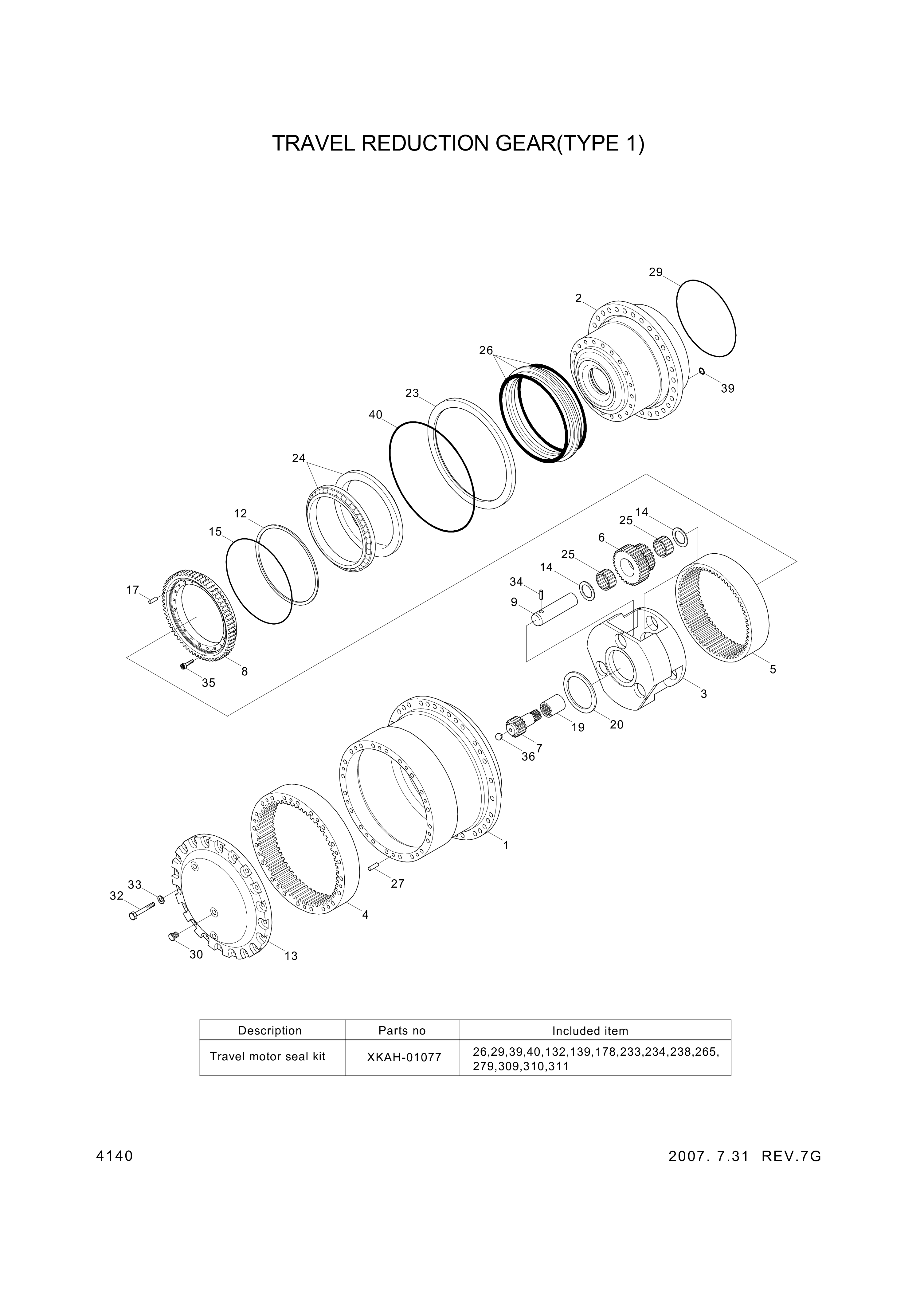 drawing for Hyundai Construction Equipment XKAH-00913 - BEARING-NEEDLE (figure 4)