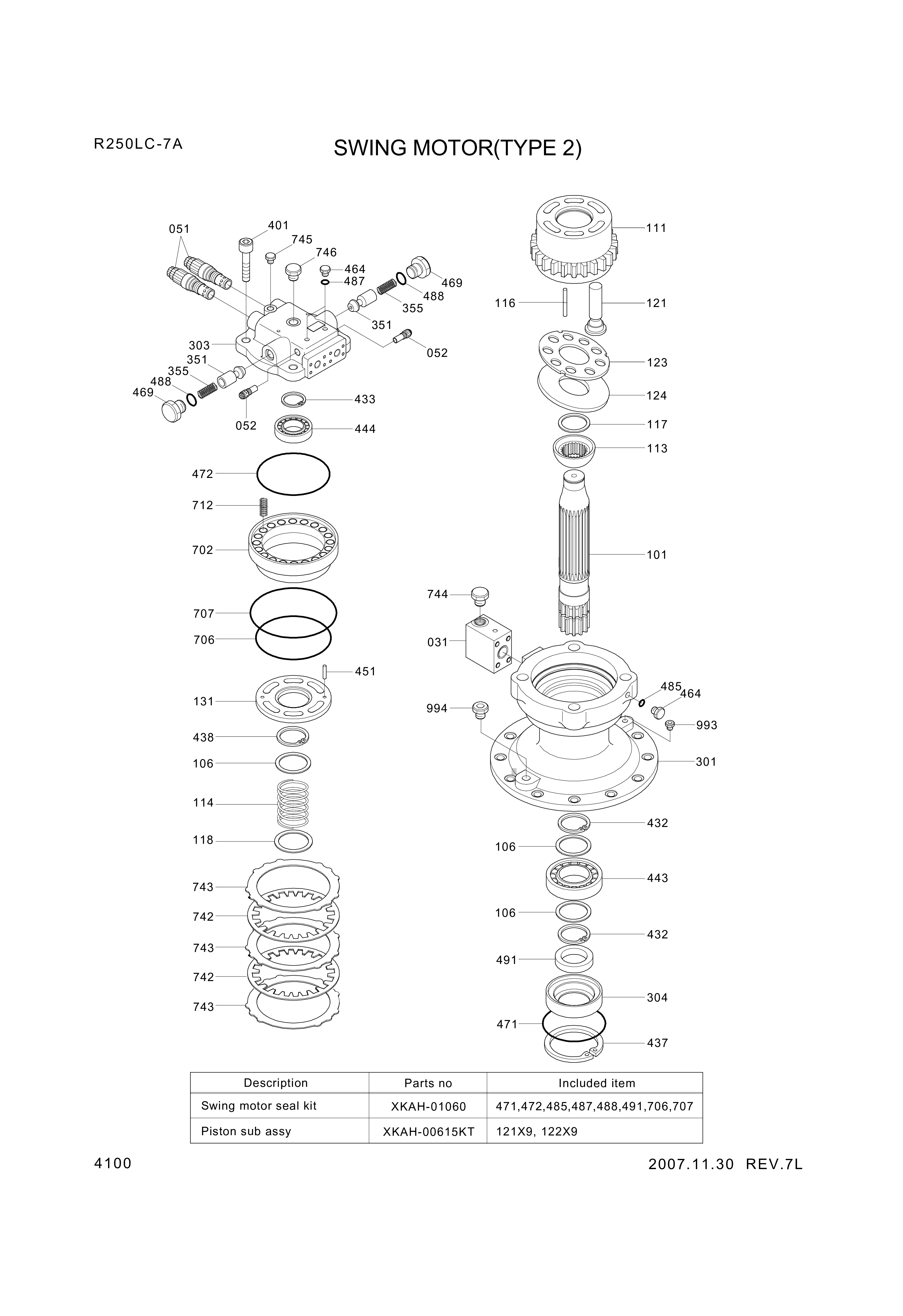 drawing for Hyundai Construction Equipment XKAH-01058 - VALVE-BRAKE (figure 1)