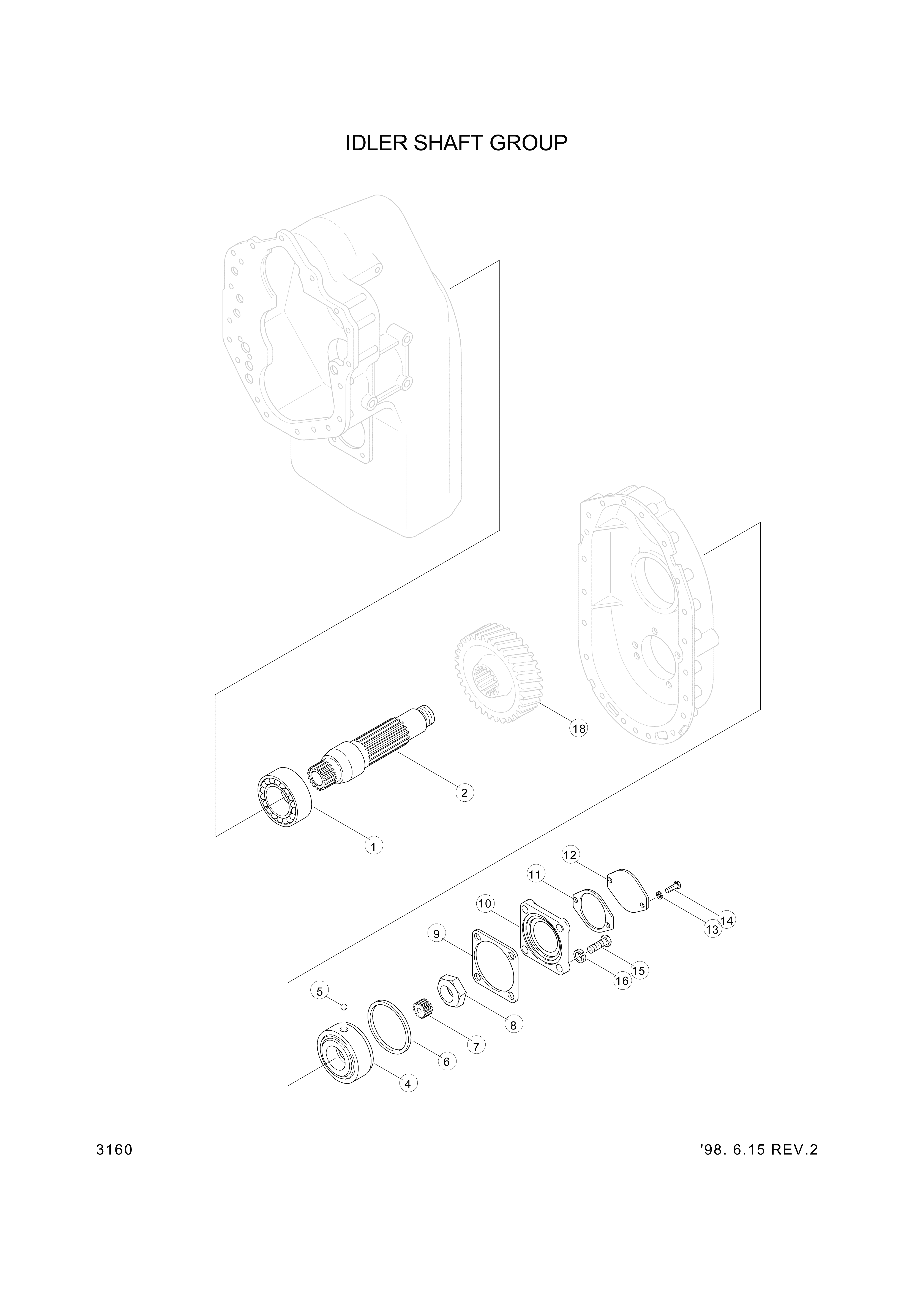 drawing for Hyundai Construction Equipment YBAA-01323 - SCREW-CAP (figure 3)