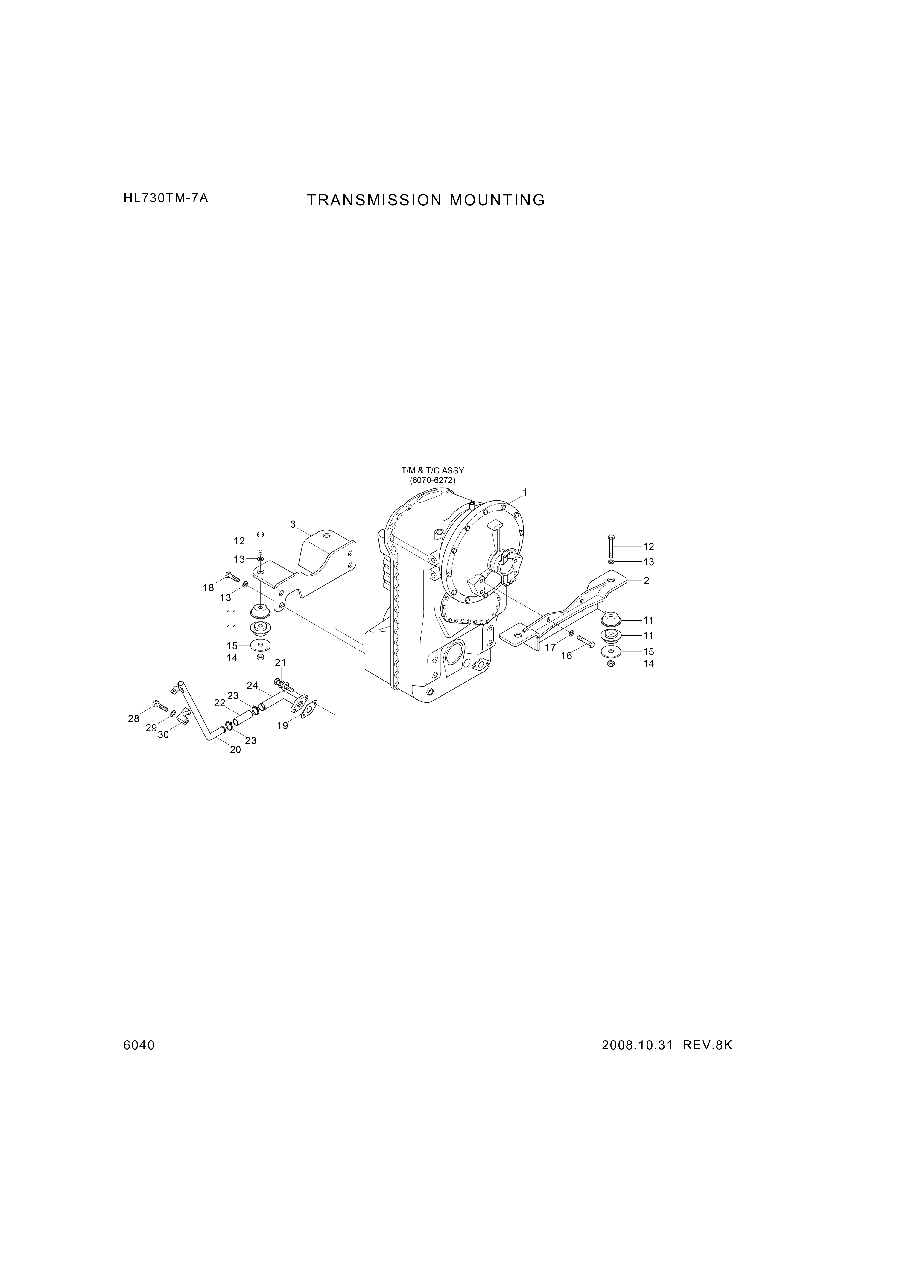 drawing for Hyundai Construction Equipment 81LF-60060 - CLAMP-PIPE (figure 3)