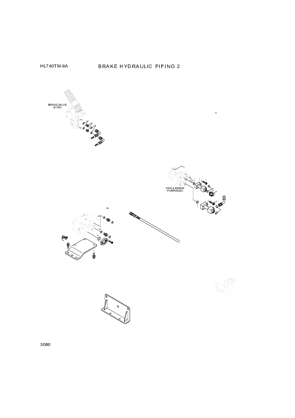 drawing for Hyundai Construction Equipment P990-124332 - HOSE ASSY-ORFS&FLG (figure 1)