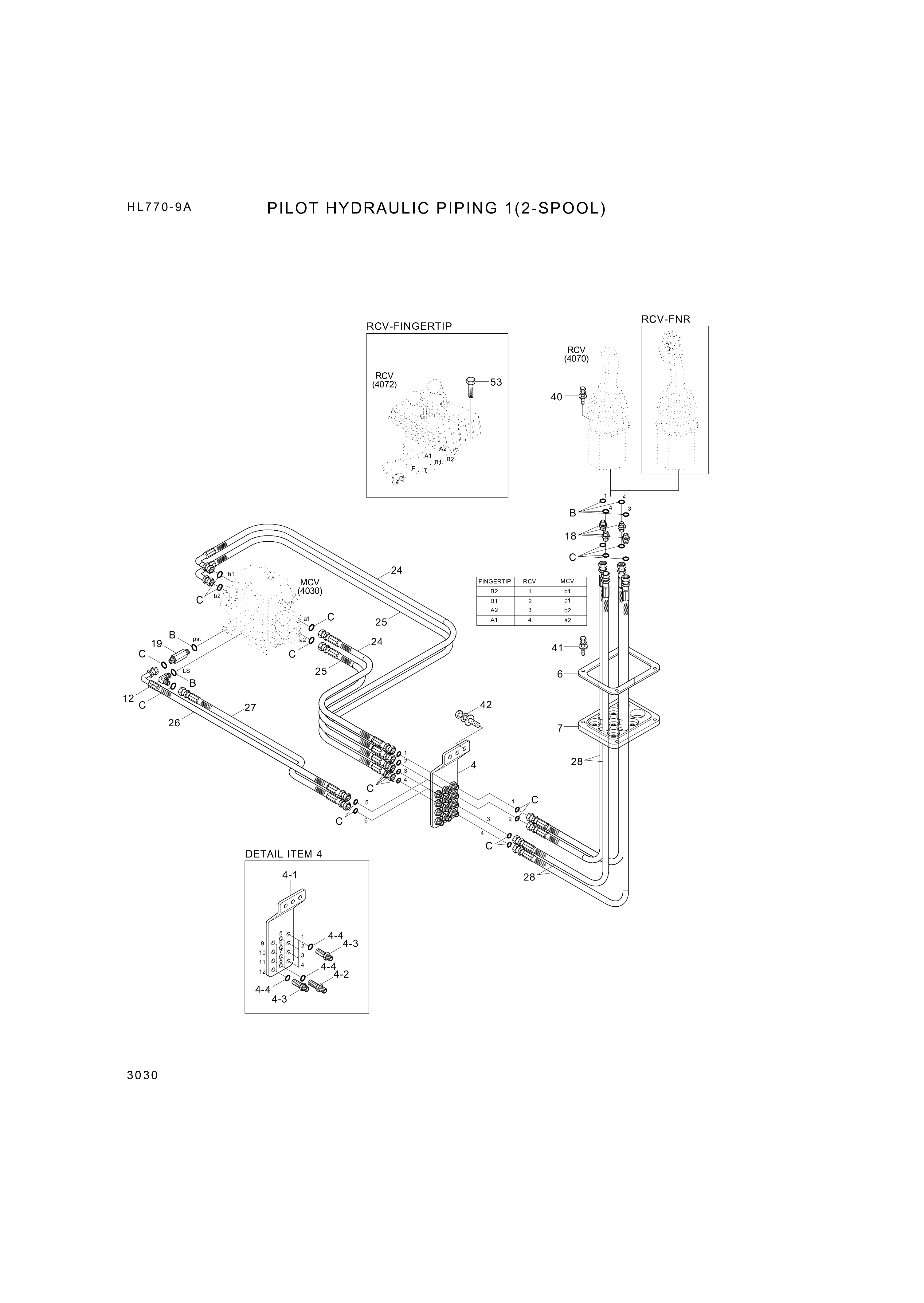 drawing for Hyundai Construction Equipment X420-062025 - HOSE ASSY-SYNF&ORFS (figure 4)