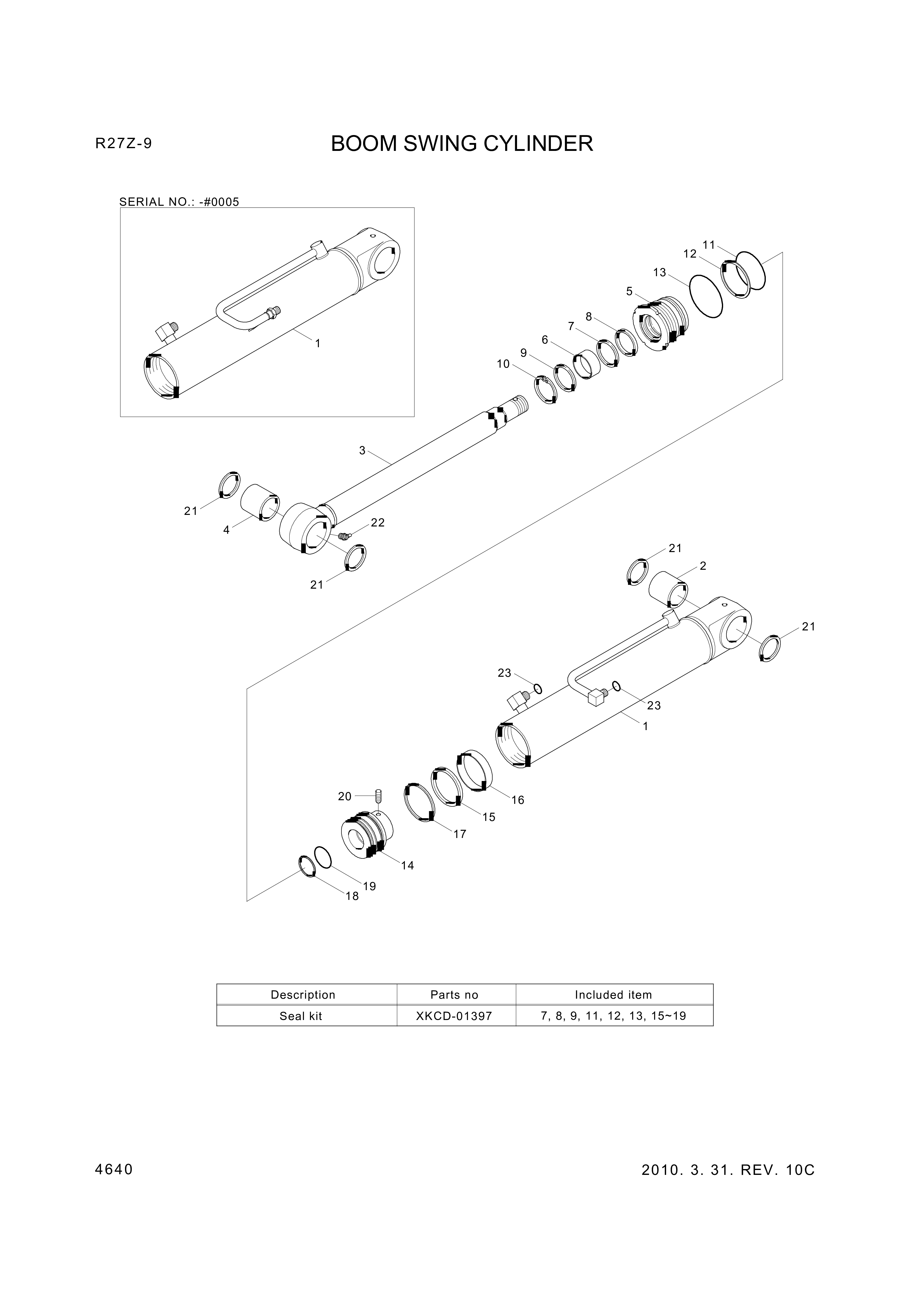 drawing for Hyundai Construction Equipment XKCD-01394 - RING-WEAR (figure 2)