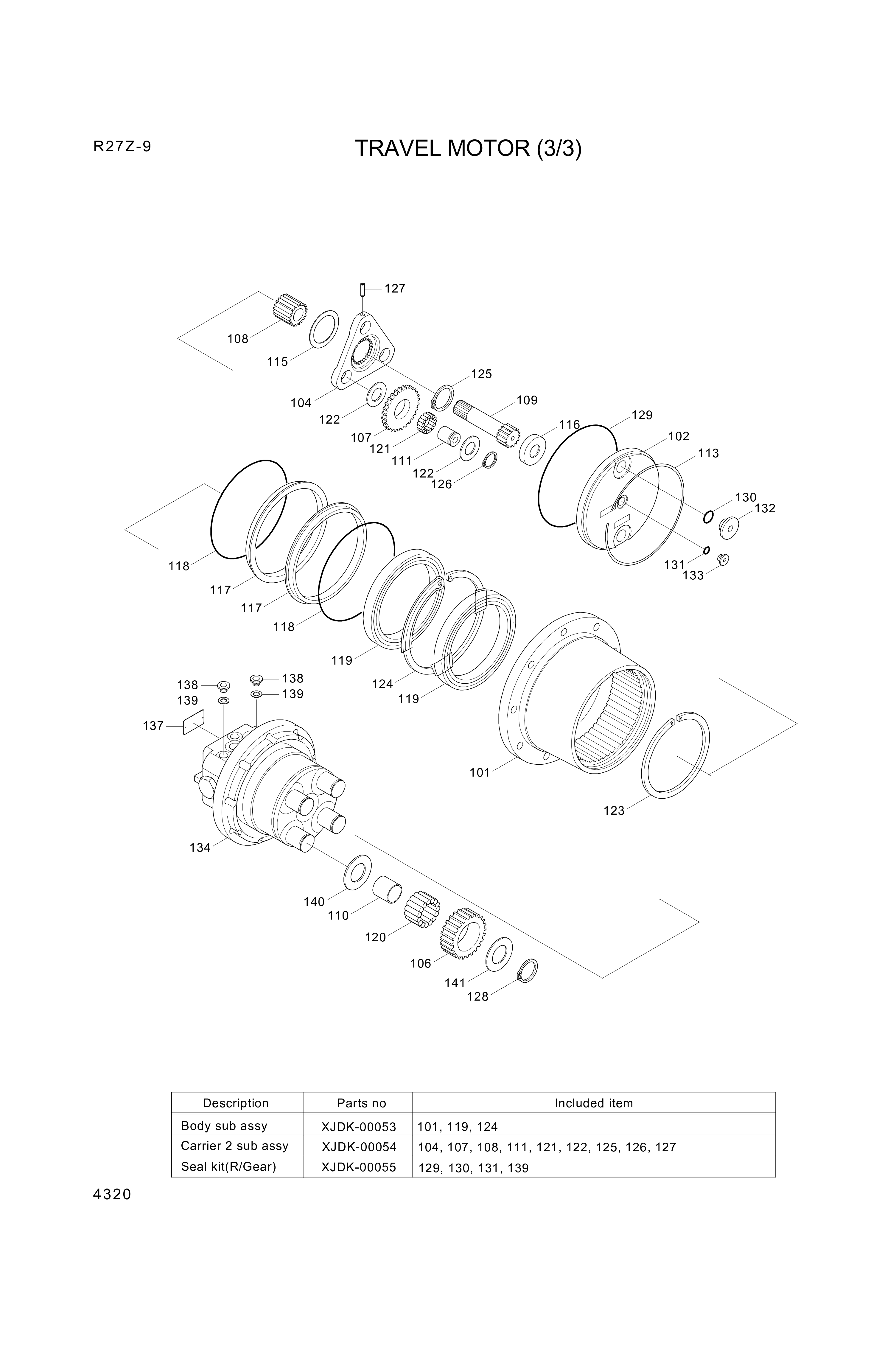 drawing for Hyundai Construction Equipment RA-28-P - SNAP RING (figure 1)